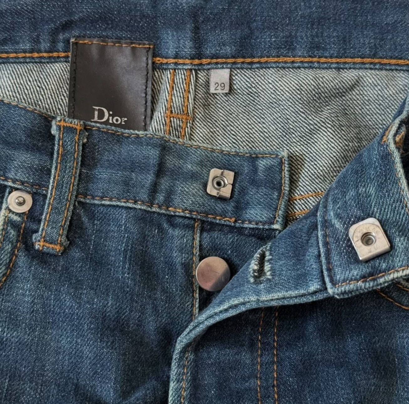 Vintage Vintage Dior Homme AW05 Dust Wash Jeans Size US 30 / EU 46 - 4 Thumbnail