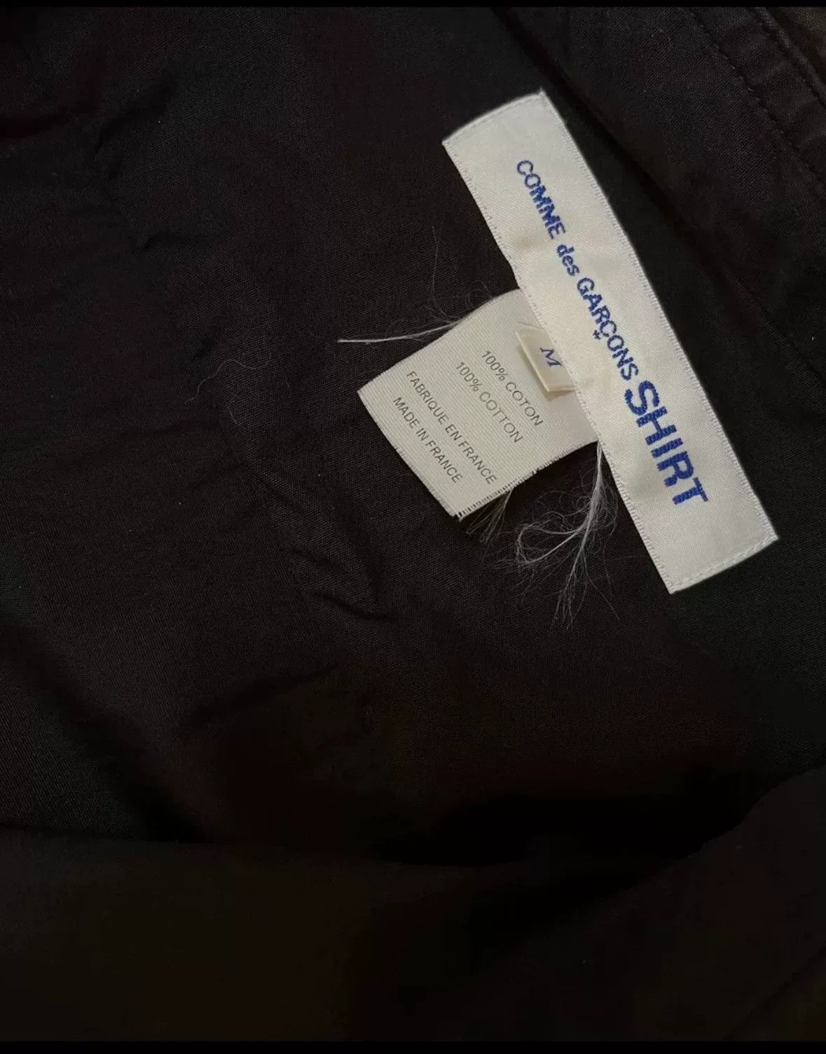 Comme des Garcons COMME des GARÇONS Black Long-Sleeve Shirt Size US M / EU 48-50 / 2 - 4 Thumbnail