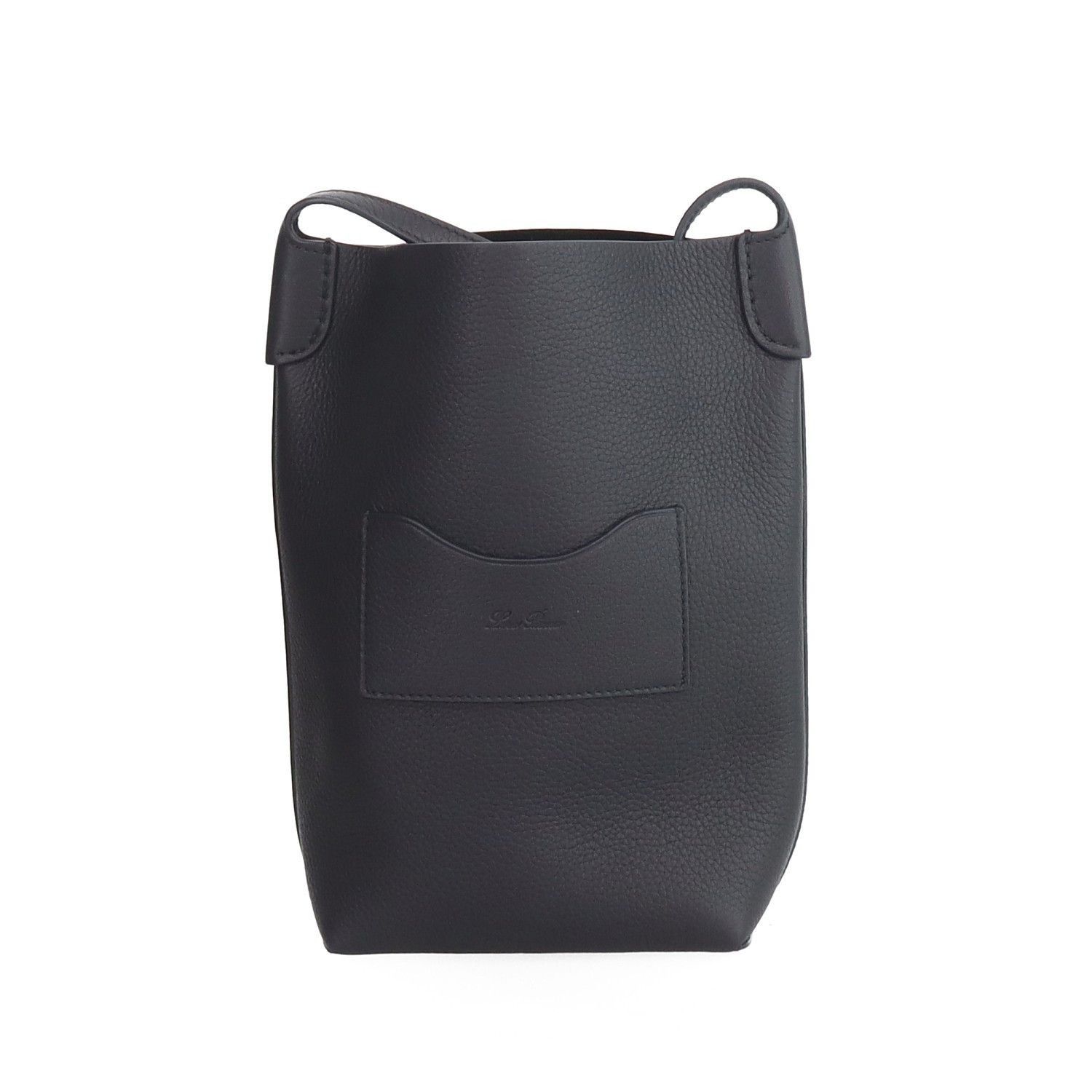 Loro Piana Black Leather Crossbody Bag Size ONE SIZE - 3 Thumbnail
