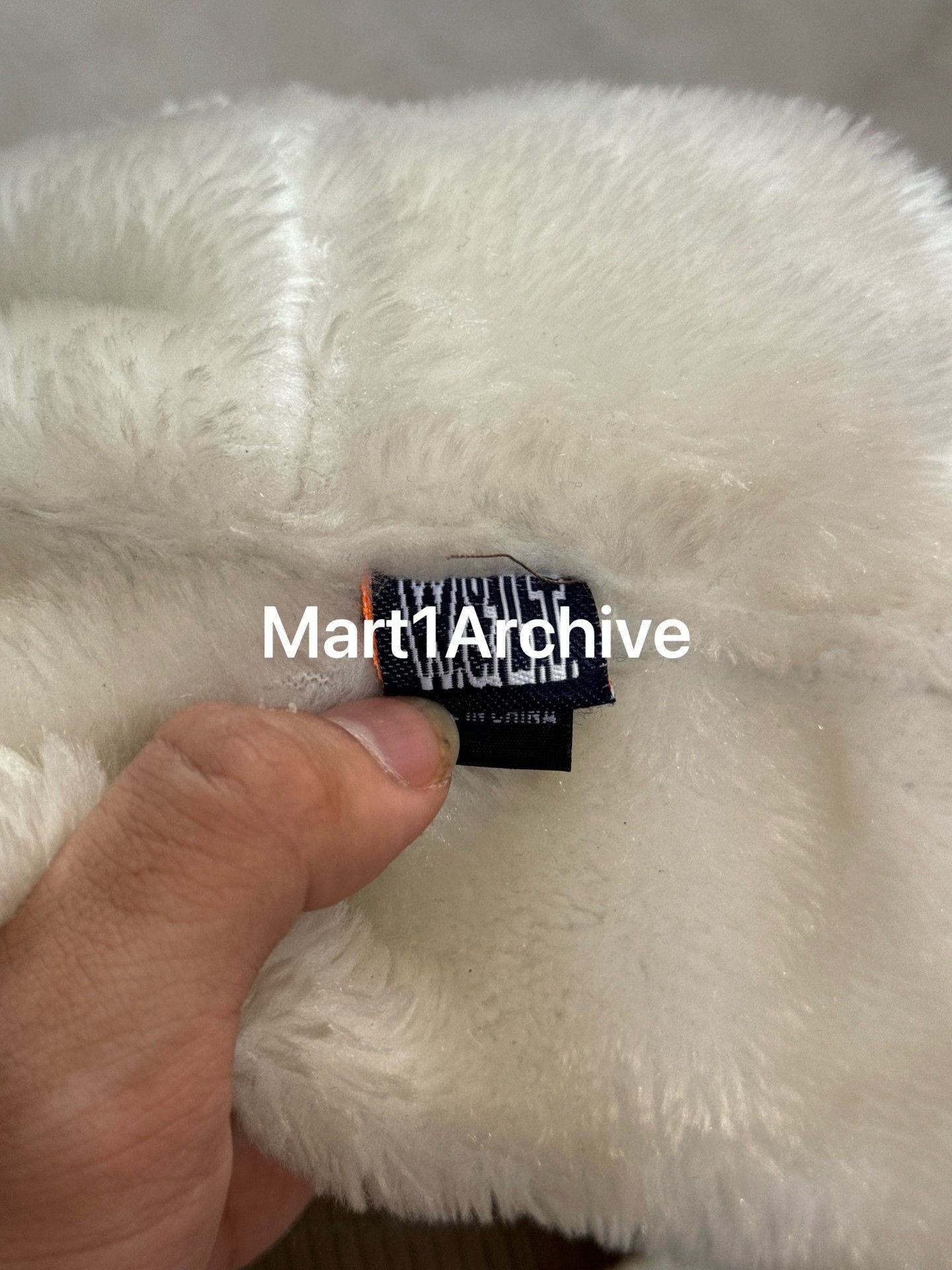 Walter Van Beirendonck Beige Corduroy Trapper Hat with Faux Fur Lining Size ONE SIZE - 7 Thumbnail