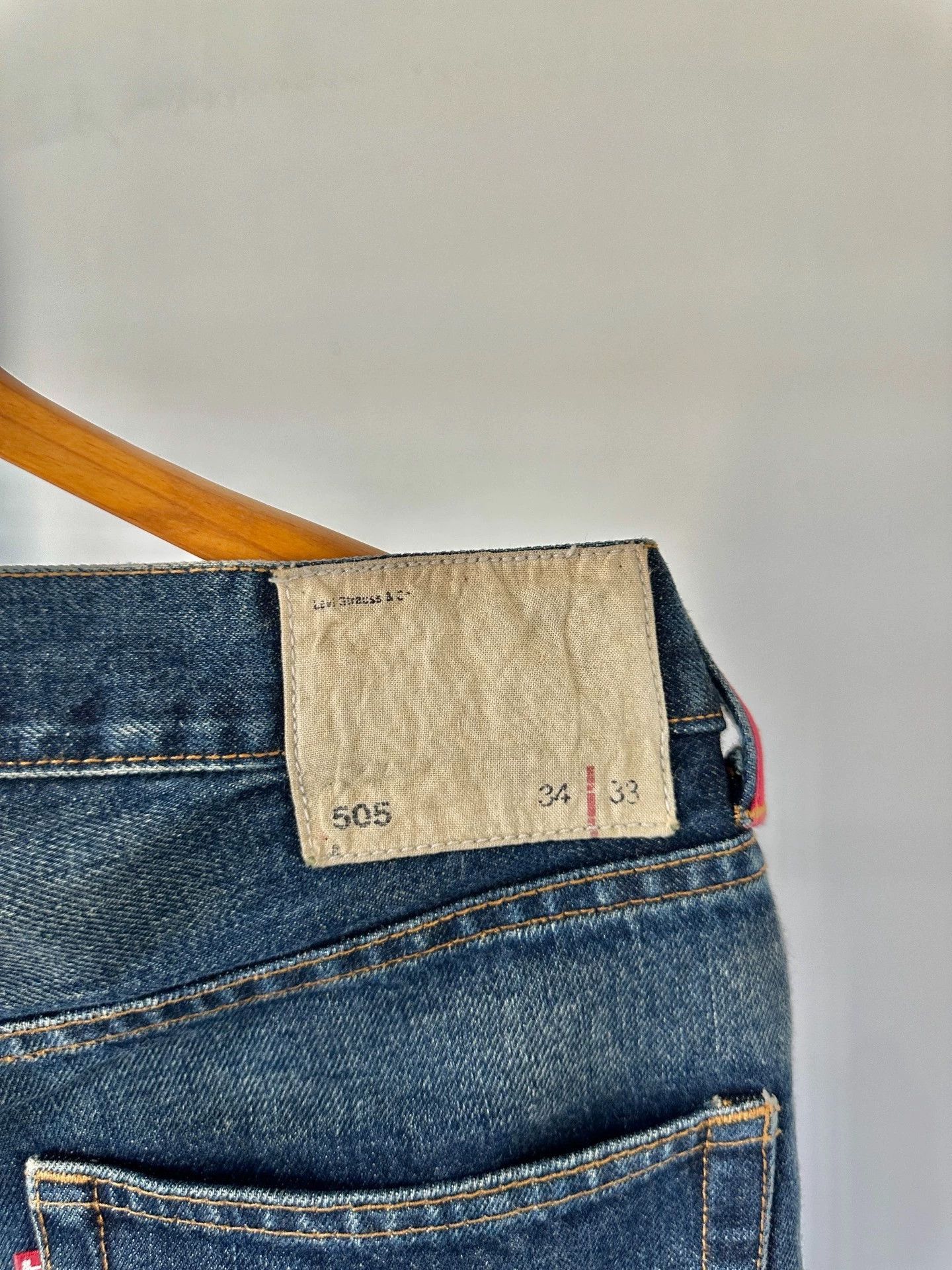 Levi's Levi's 505 Heavy Wash Jeans Size US 34 / EU 50 - 7 Thumbnail