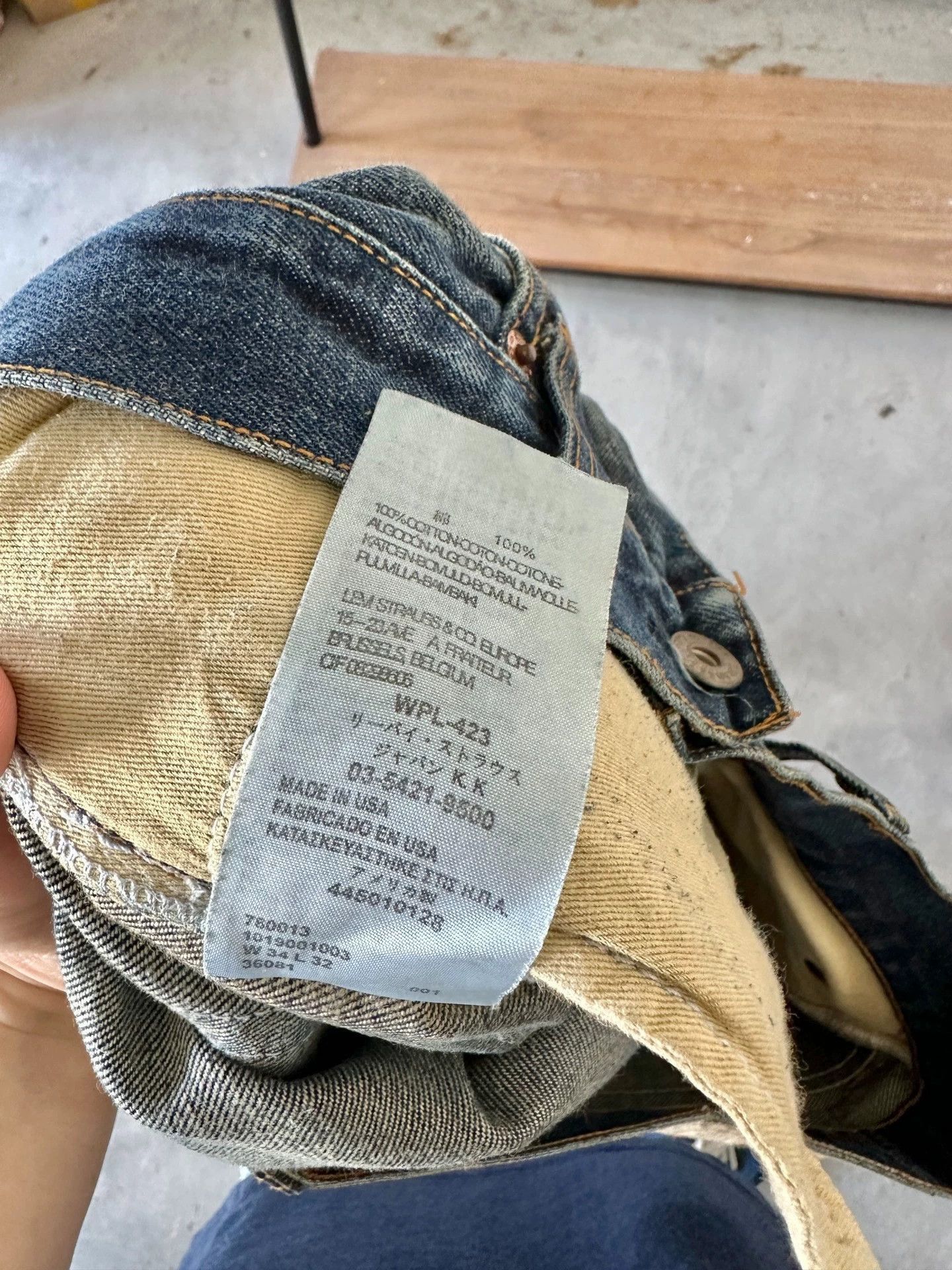 Levi's Levi's 505 Heavy Wash Jeans Size US 34 / EU 50 - 9 Thumbnail