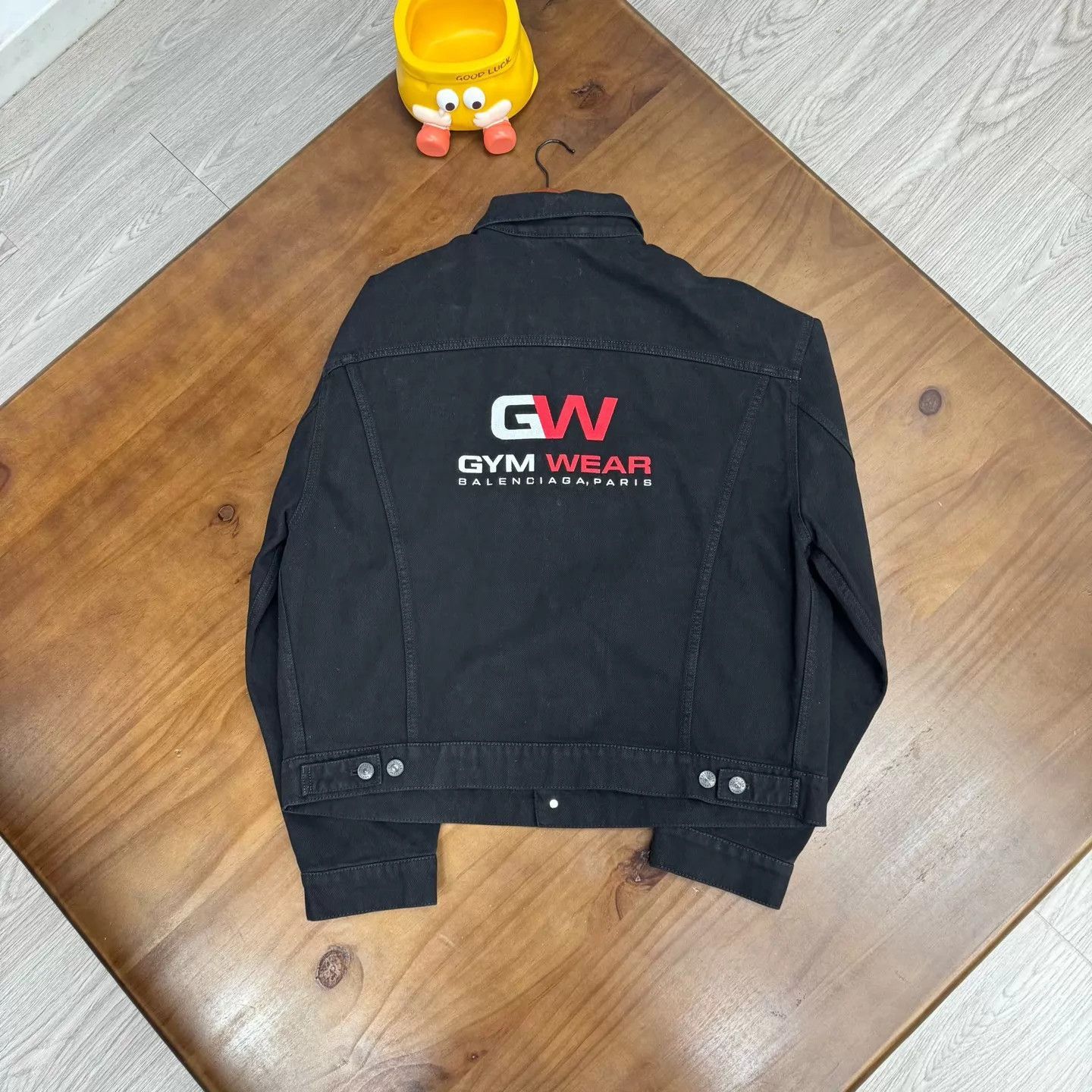 Balenciaga Black Denim Jacket in Great Condition Size US M / EU 48-50 / 2 - 2 Thumbnail