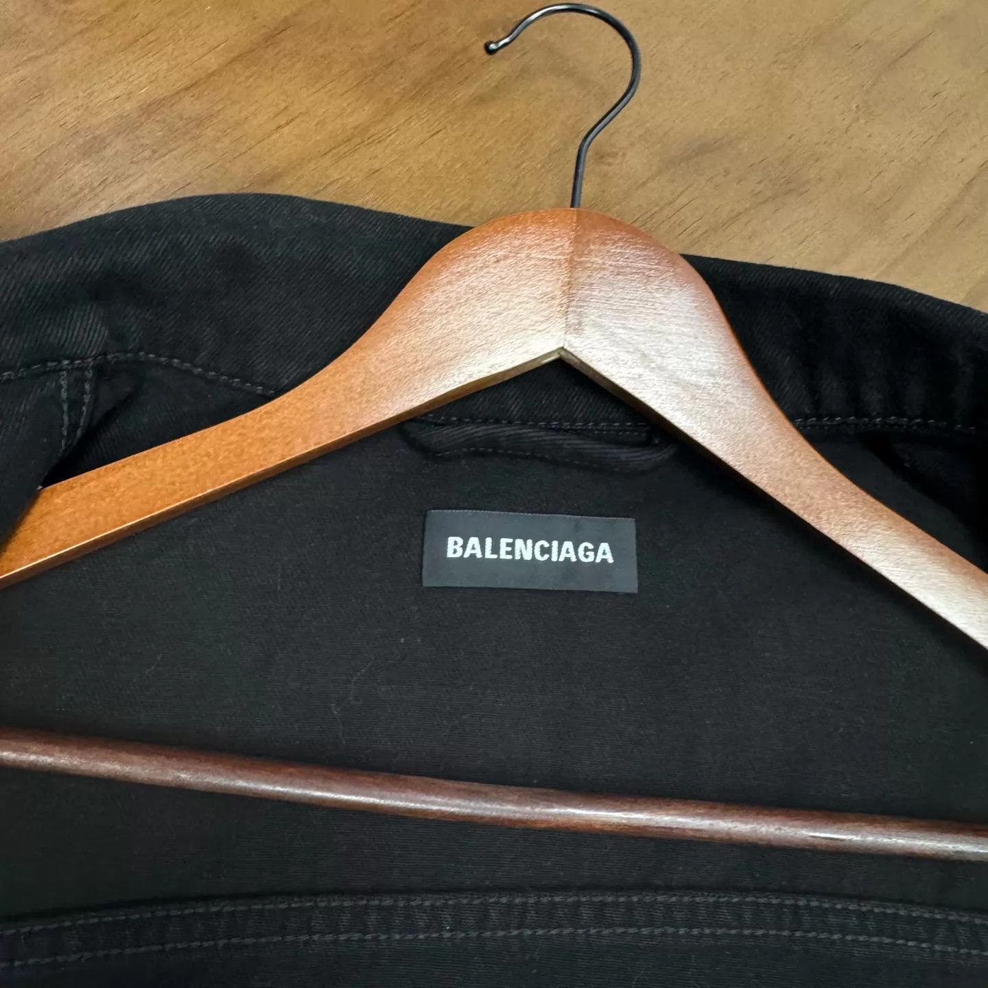 Balenciaga Black Denim Jacket in Great Condition Size US M / EU 48-50 / 2 - 5 Thumbnail