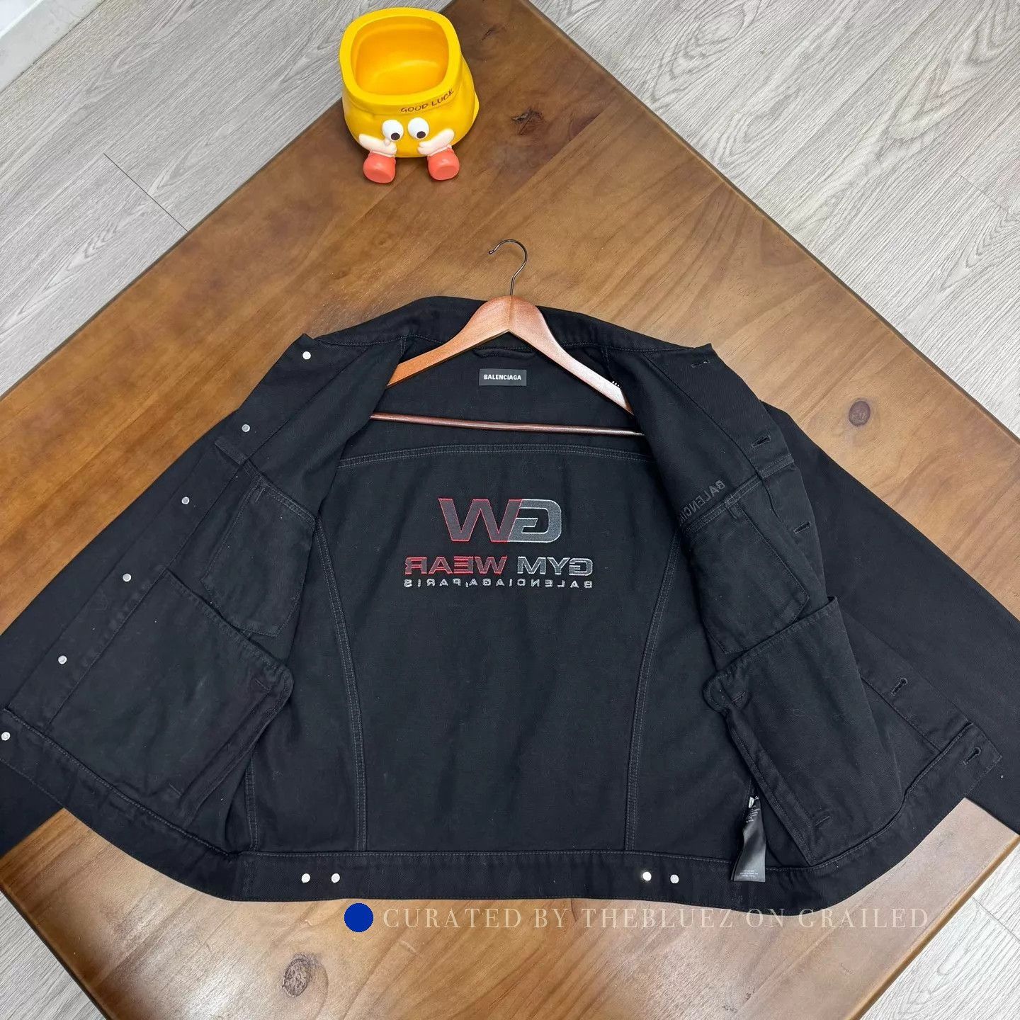Balenciaga Black Denim Jacket in Great Condition Size US M / EU 48-50 / 2 - 3 Thumbnail