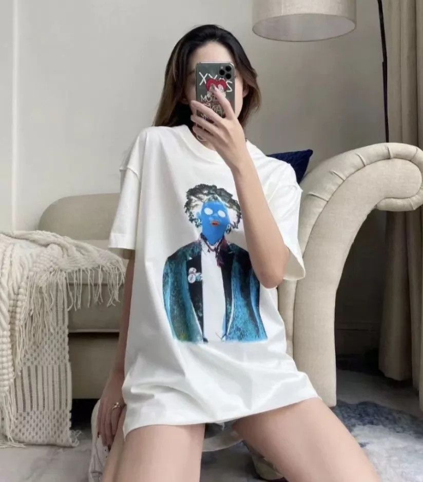 Louis Vuitton Neon Exploding Head Graphic Tee in White Size US XL / EU 56 / 4 - 7 Thumbnail