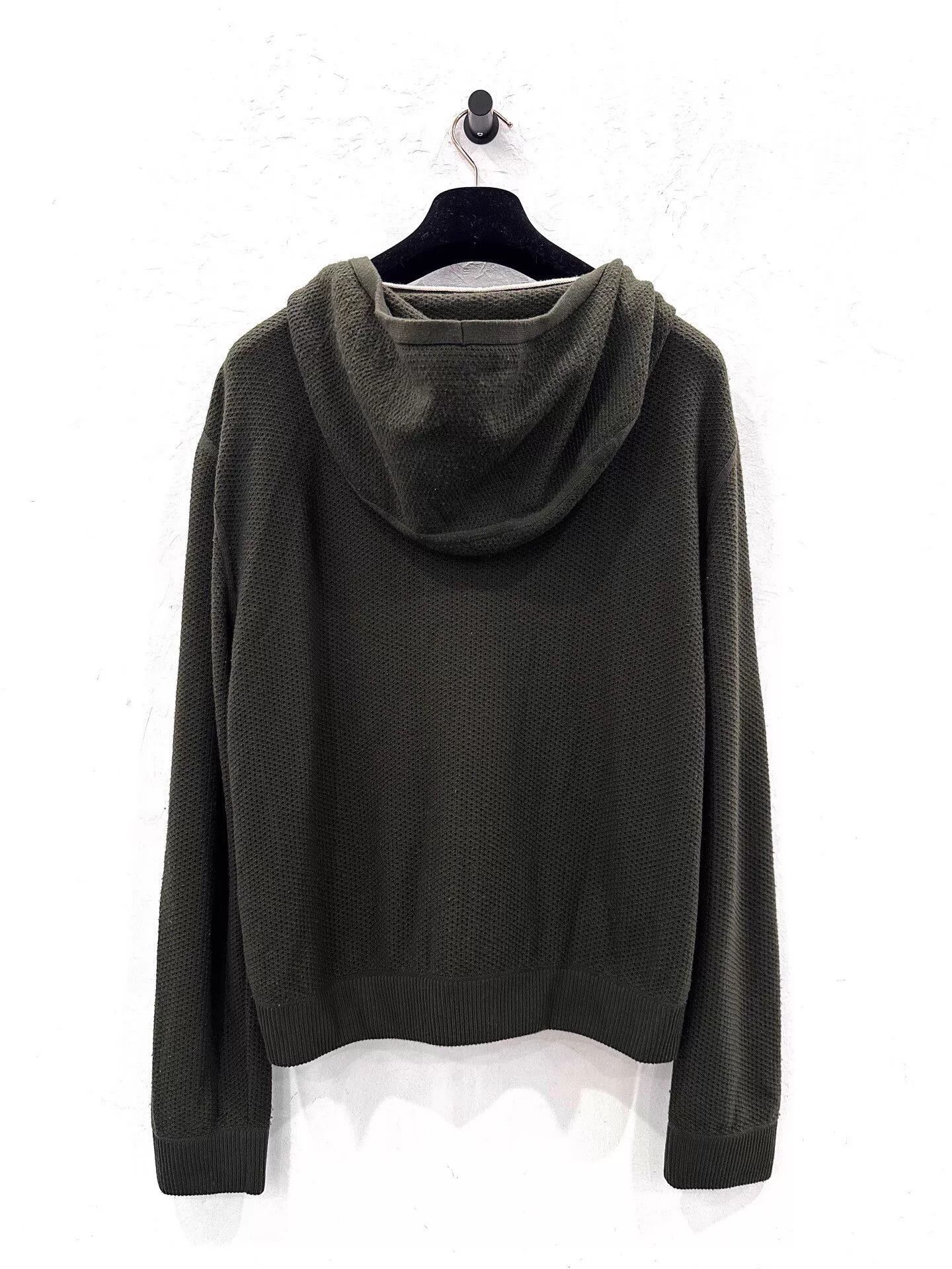 Loro Piana Deep Green Cashmere Mesh Zip Jacket Size US S / EU 44-46 / 1 - 2 Thumbnail