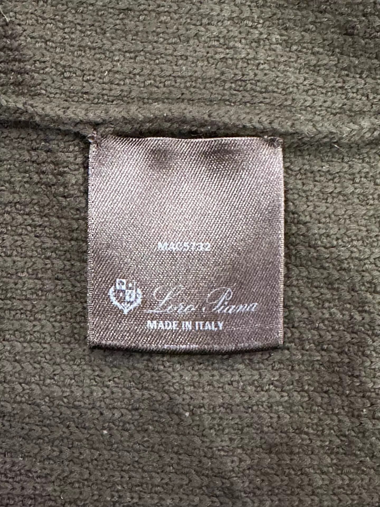 Loro Piana Deep Green Cashmere Mesh Zip Jacket Size US S / EU 44-46 / 1 - 6 Thumbnail
