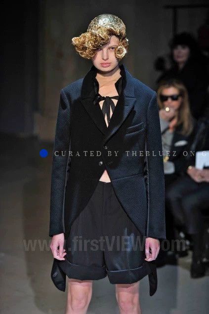 Comme des Garcons Backless Tuxedo Shirt in Black Size US M / EU 48-50 / 2 - 2 Thumbnail