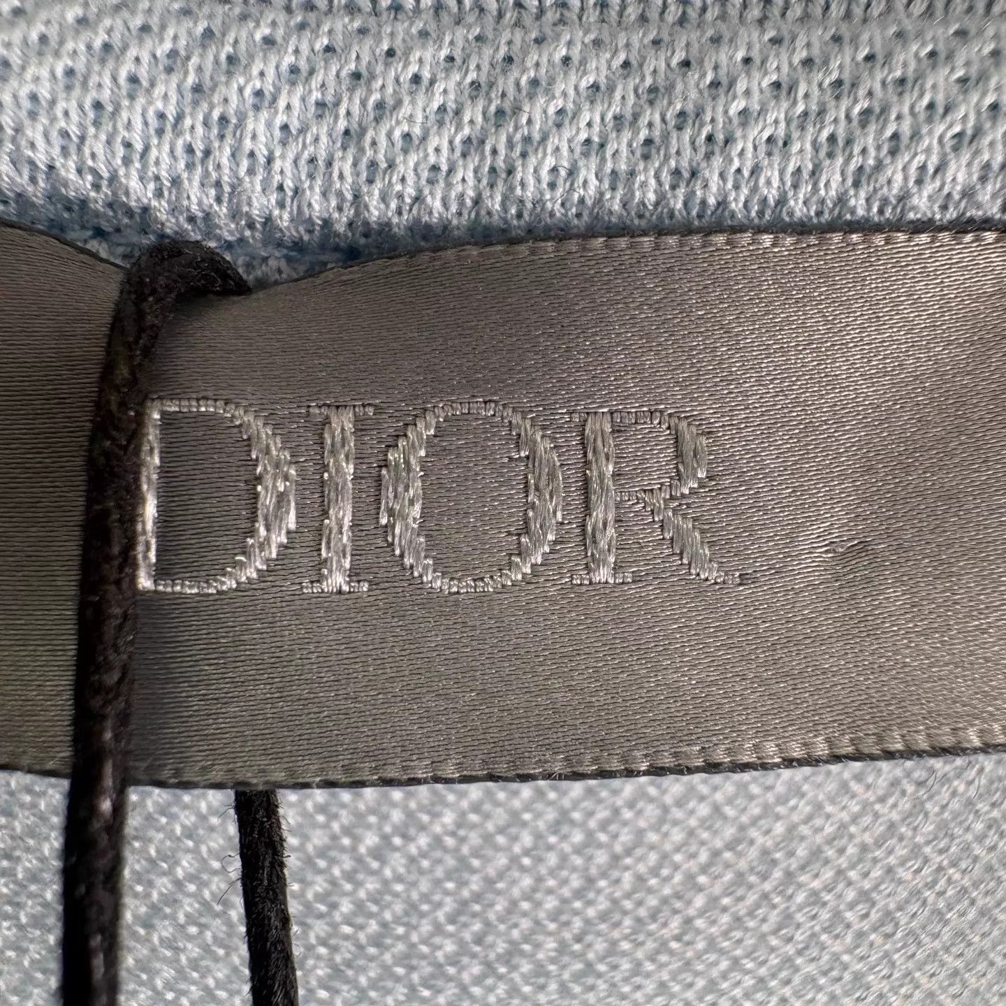 Dior Embroidered Logo Short Polo in Blue Size US XL / EU 56 / 4 - 5 Thumbnail