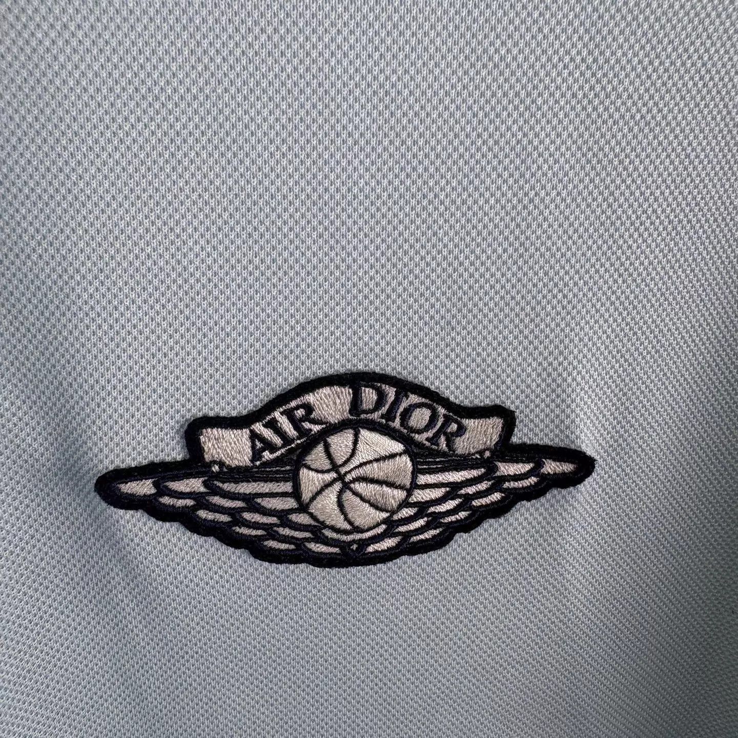 Dior Embroidered Logo Short Polo in Blue Size US XL / EU 56 / 4 - 4 Thumbnail