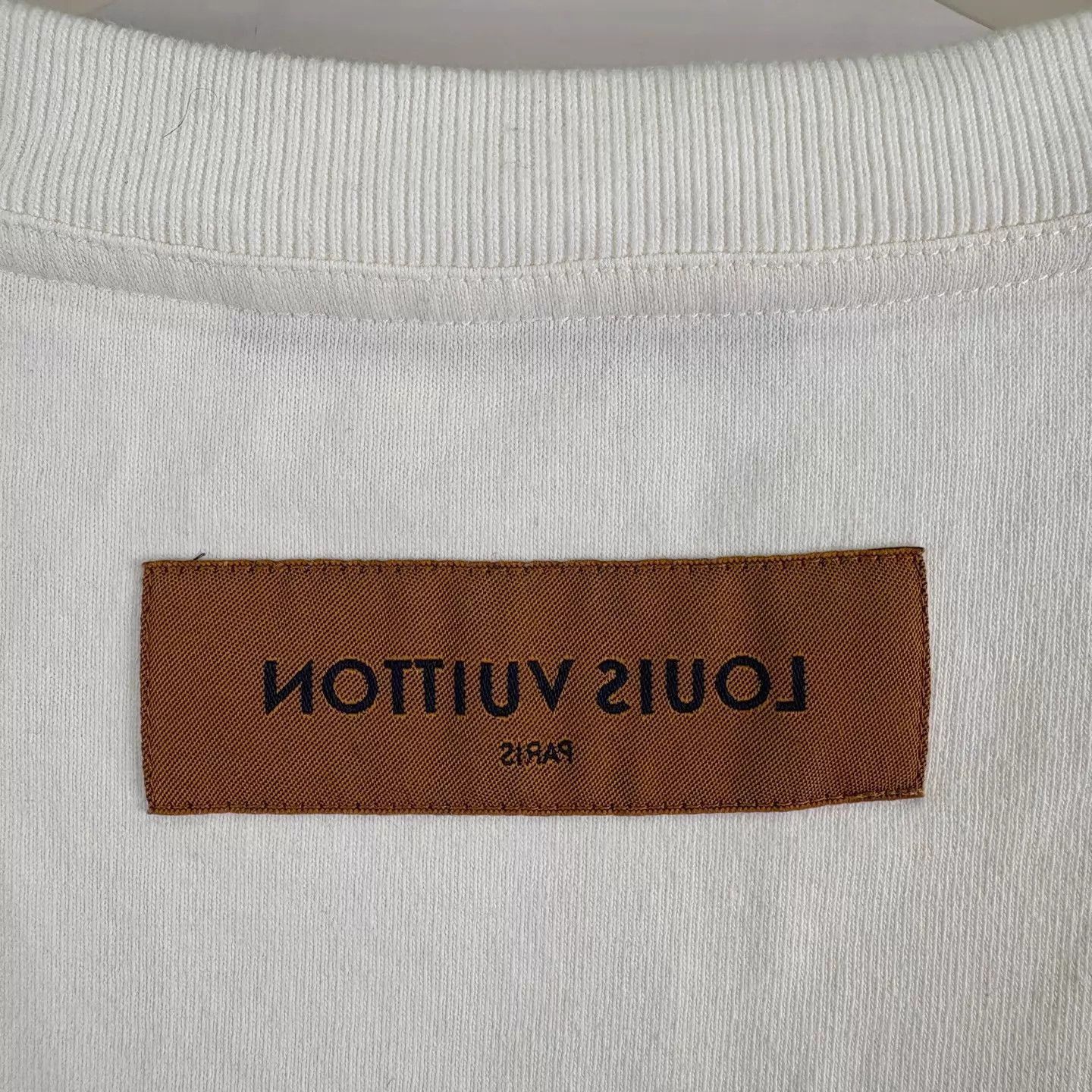 Louis Vuitton Unisex White Short Sleeve Tee with Back Logo Size US XXL / EU 58 / 5 - 4 Thumbnail