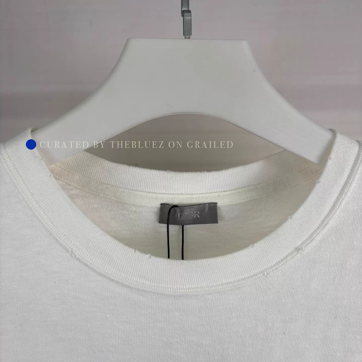 Dior Graffiti Logo Short Sleeve Tee in White Size US XXL / EU 58 / 5 - 3 Thumbnail