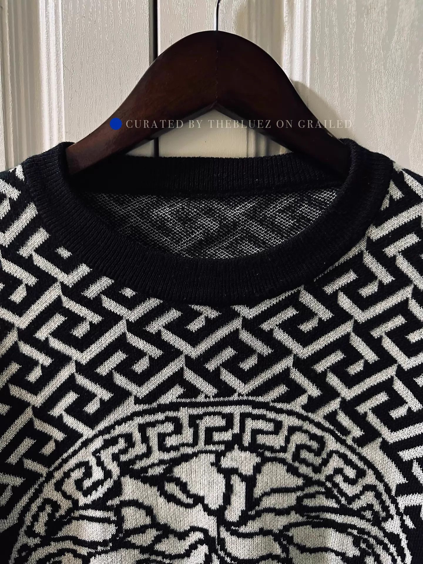 Versace Milan Runway Wool Knit Sweater Size US M / EU 48-50 / 2 - 2 Thumbnail
