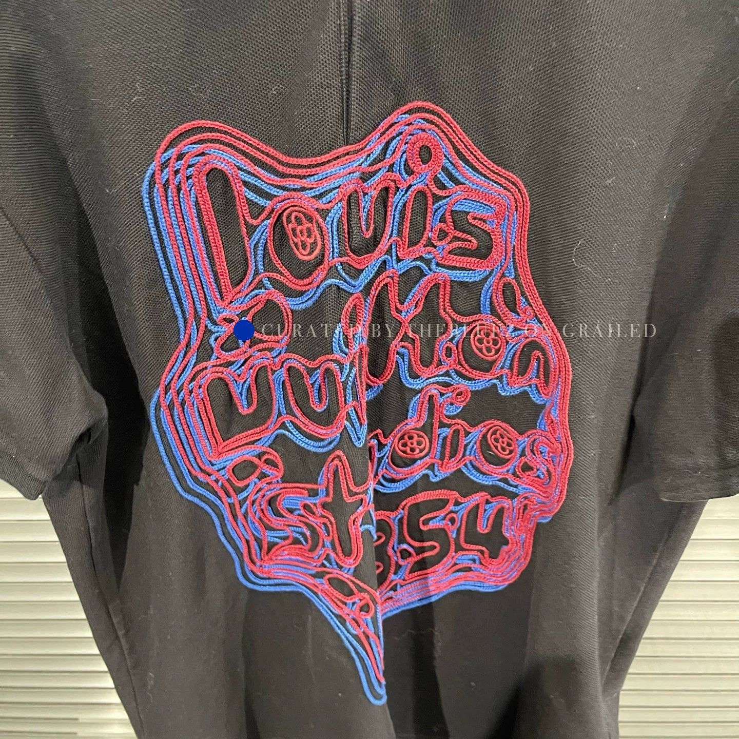 Louis Vuitton Graffiti Print Neon T-Shirt in Black Size US M / EU 48-50 / 2 - 4 Thumbnail