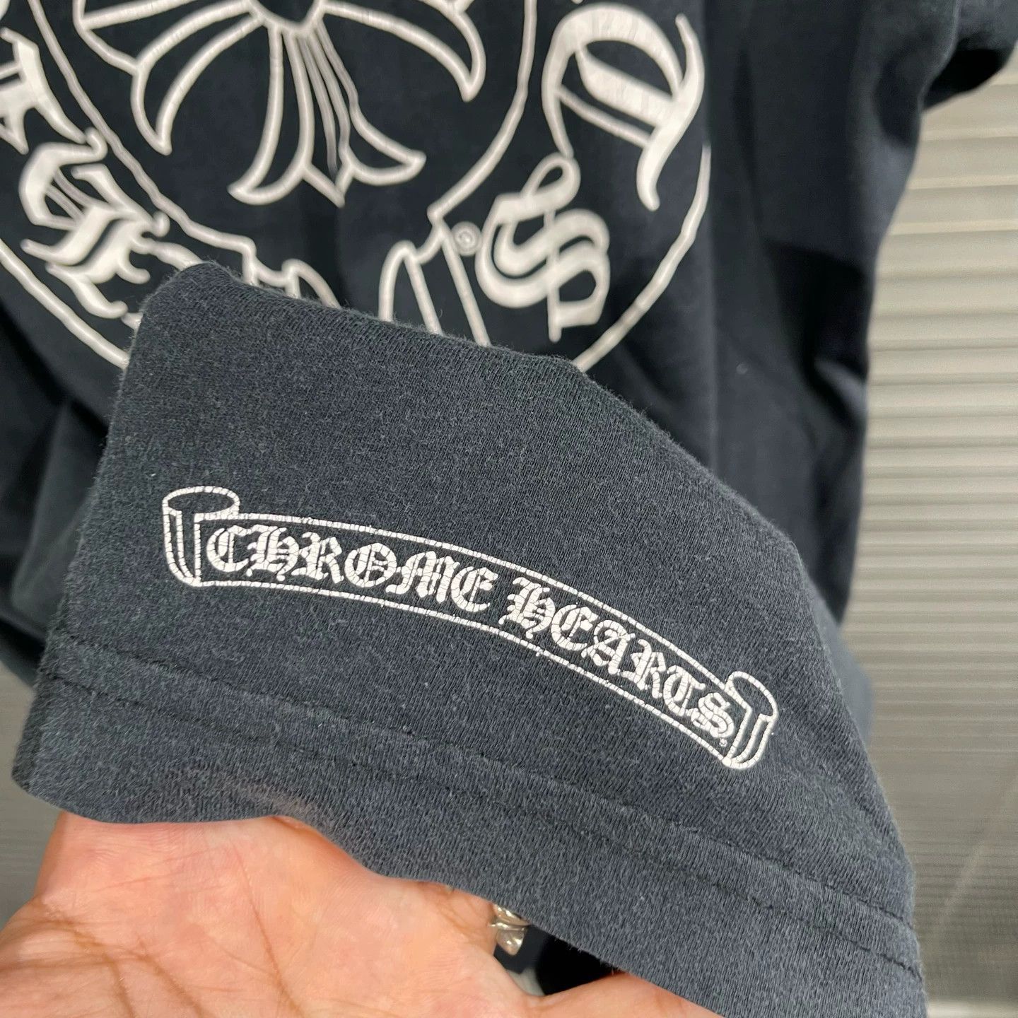 Chrome Hearts Black Back Cross Short Sleeve Tee Size US L / EU 52-54 / 3 - 7 Thumbnail