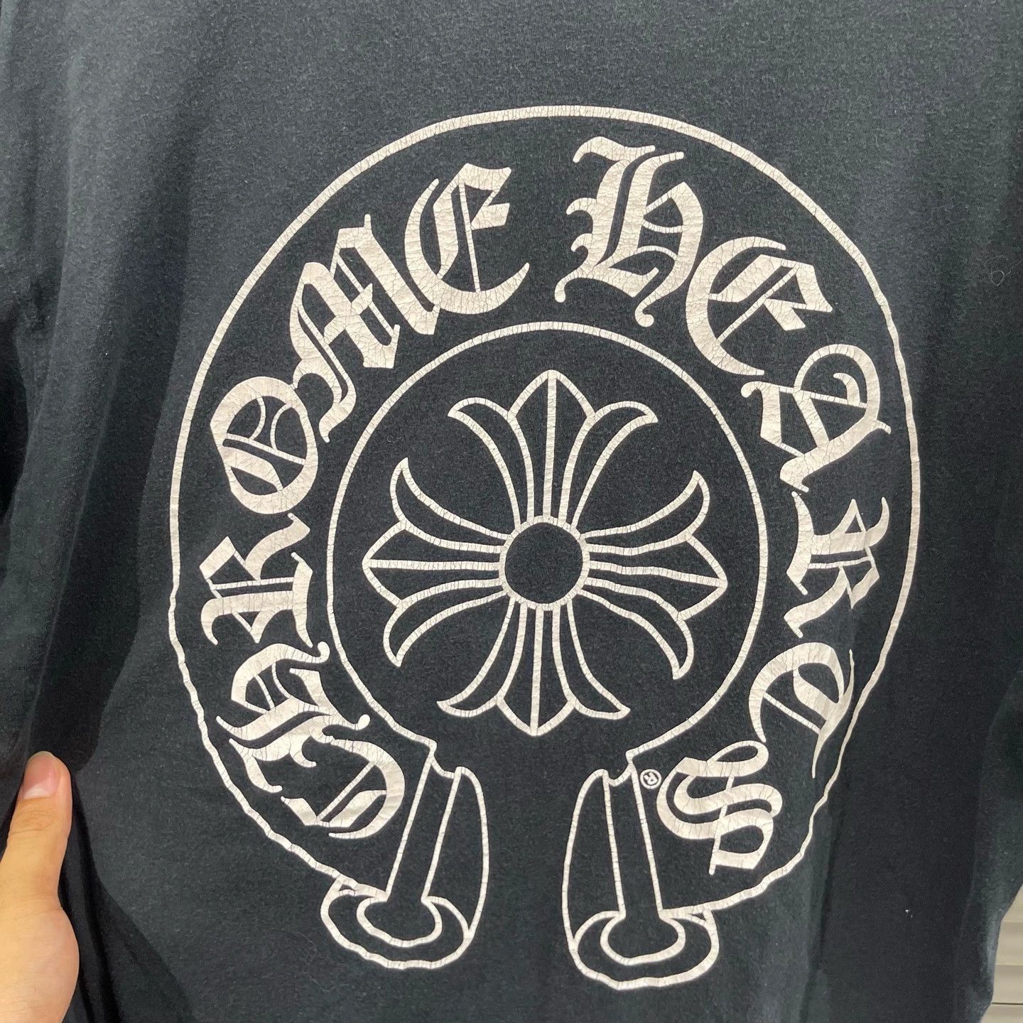 Chrome Hearts Black Back Cross Short Sleeve Tee Size US L / EU 52-54 / 3 - 6 Thumbnail