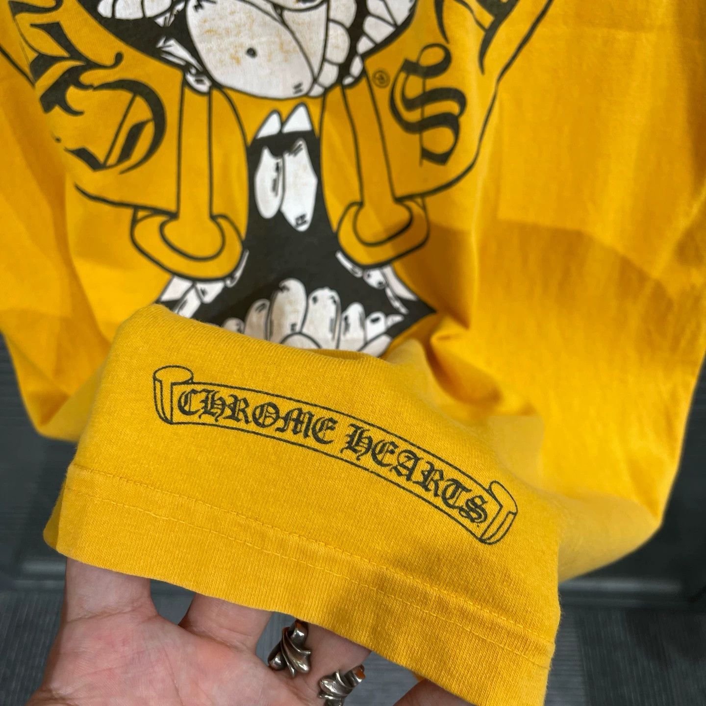 Chrome Hearts Yellow Graphic Tee with Mattyboy Design Size US L / EU 52-54 / 3 - 4 Thumbnail
