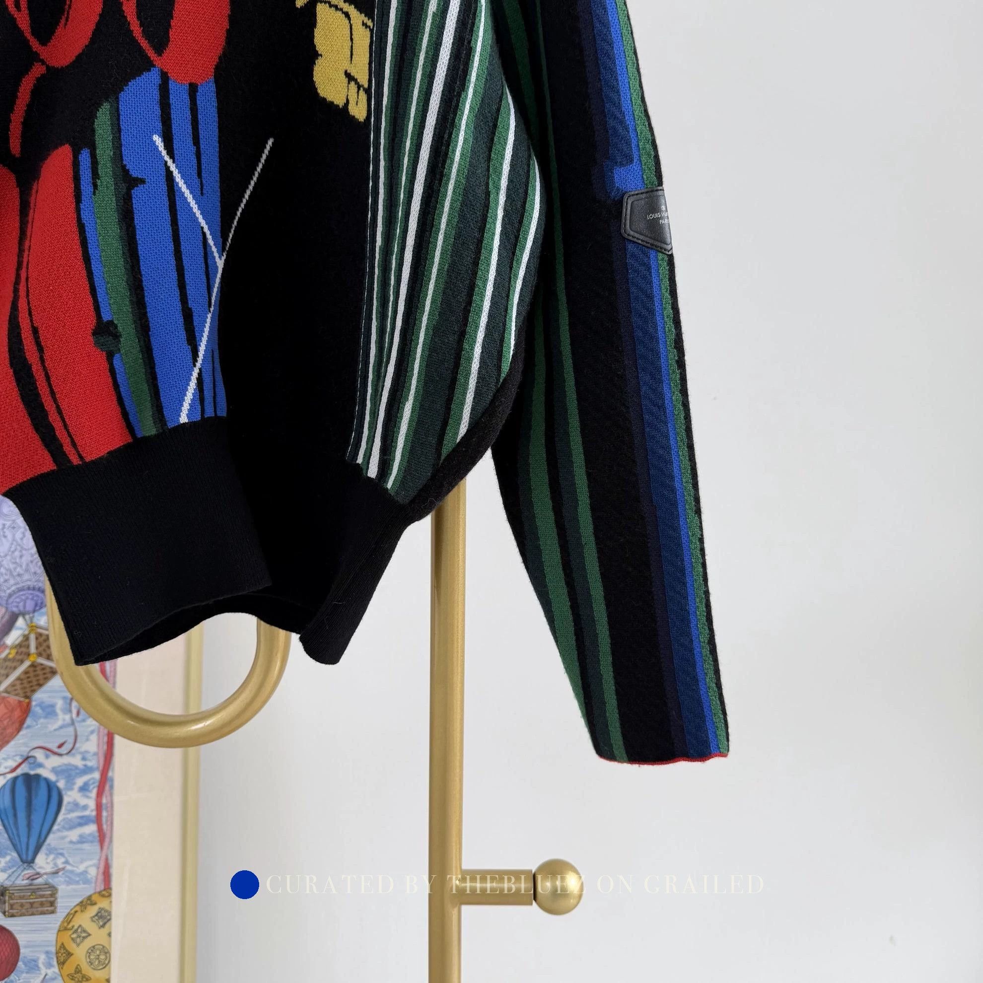 Louis Vuitton Color Blocked Crewneck Sweatshirt in Multi Size US S / EU 44-46 / 1 - 4 Thumbnail