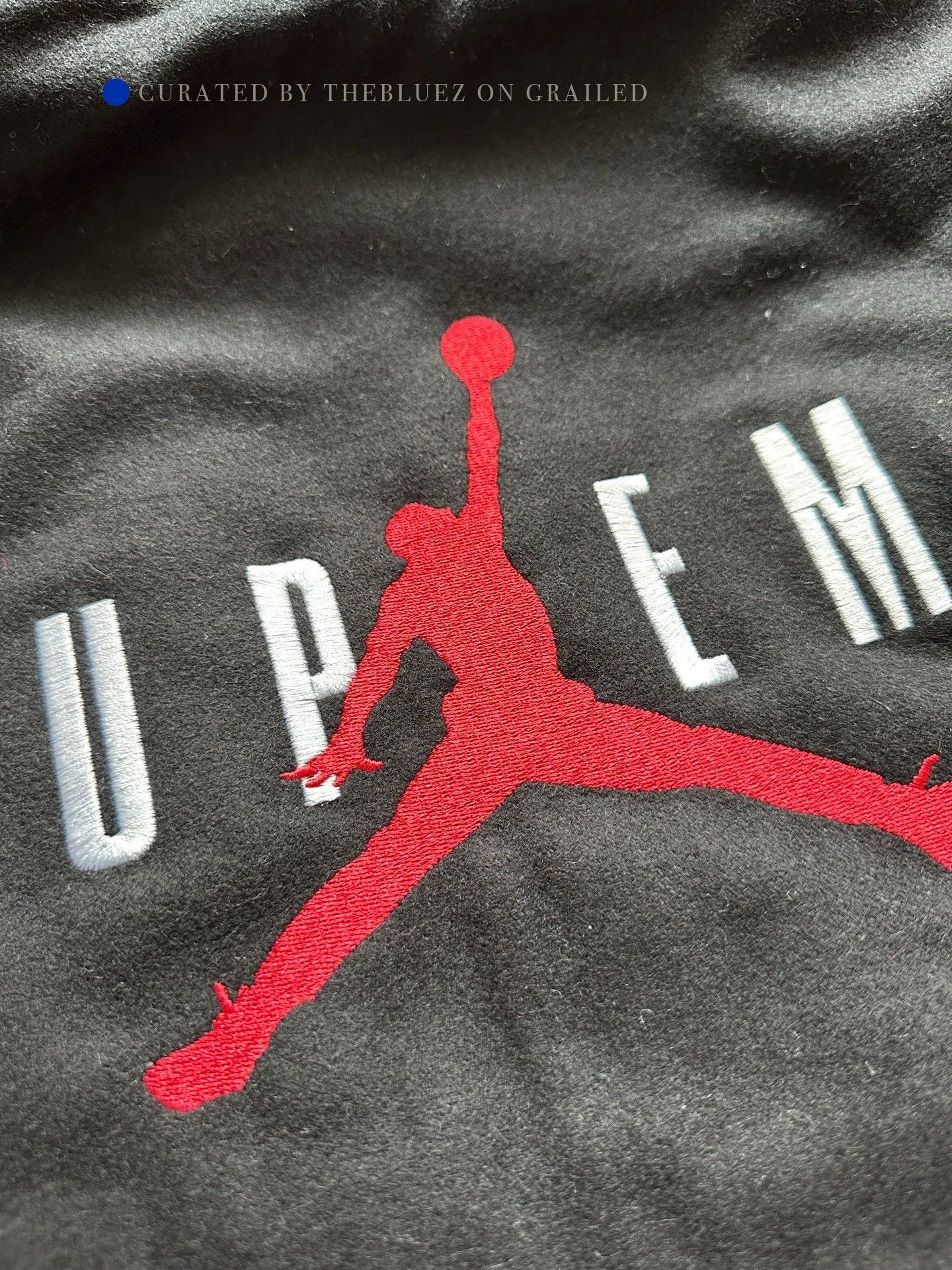 Supreme Hooded Varsity Jacket with Leather Sleeves Size US M / EU 48-50 / 2 - 5 Thumbnail