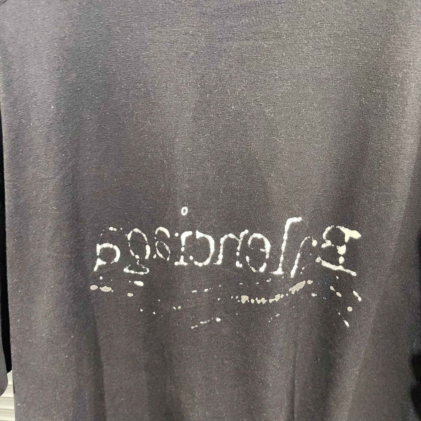 Balenciaga Distressed Coke Graffiti Tee in Black Size US S / EU 44-46 / 1 - 5 Thumbnail