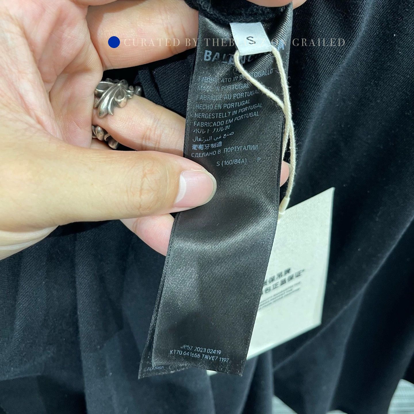 Balenciaga Distressed Coke Graffiti Tee in Black Size US S / EU 44-46 / 1 - 6 Thumbnail