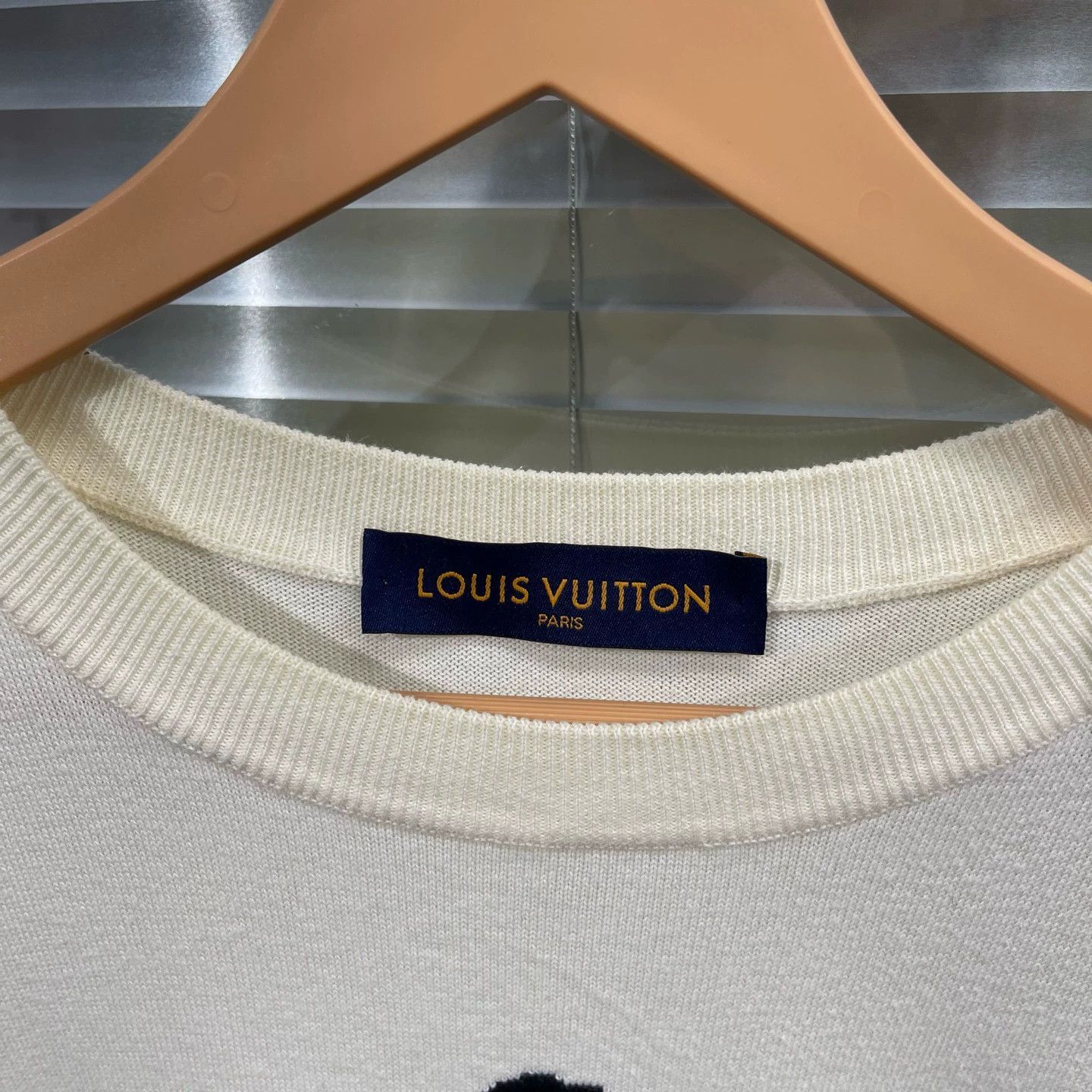 Louis Vuitton Duck Knit Short Sleeve Tee in White Size US M / EU 48-50 / 2 - 3 Thumbnail
