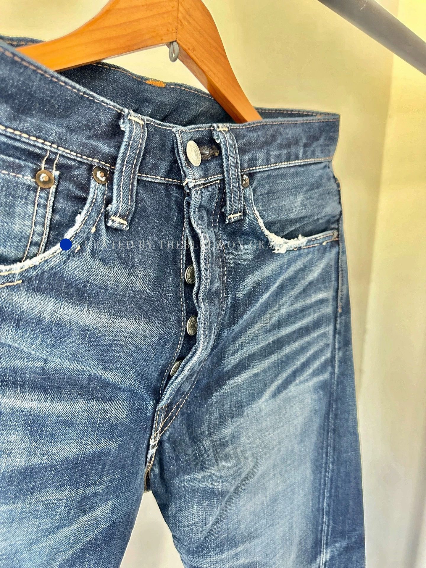 Levi's Authentic Heavy Wash Denim Jeans Size US 32 / EU 48 - 5 Thumbnail