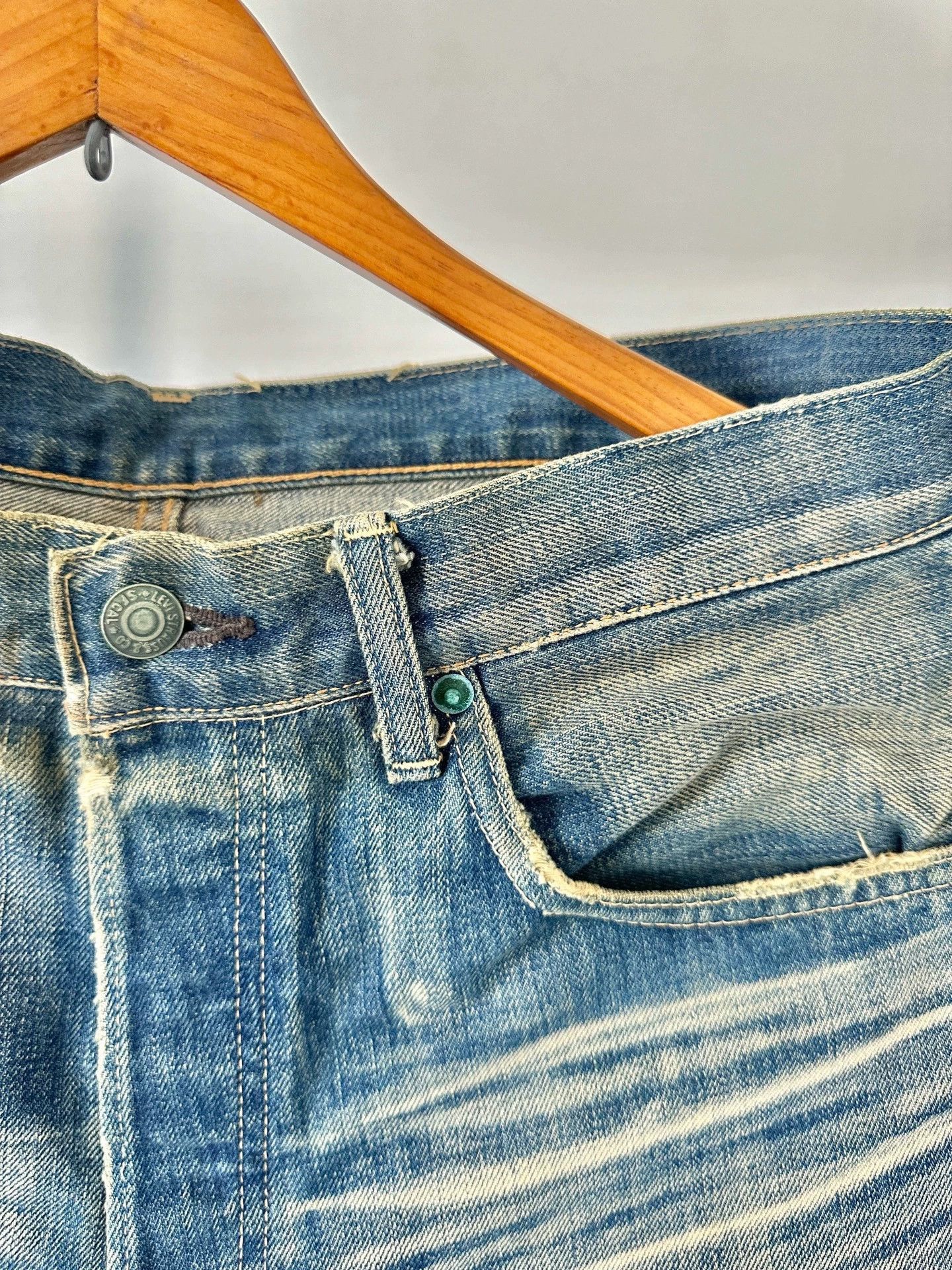 Levi's Vintage Super Heavy Wash Denim Jeans Size US 36 / EU 52 - 4 Thumbnail