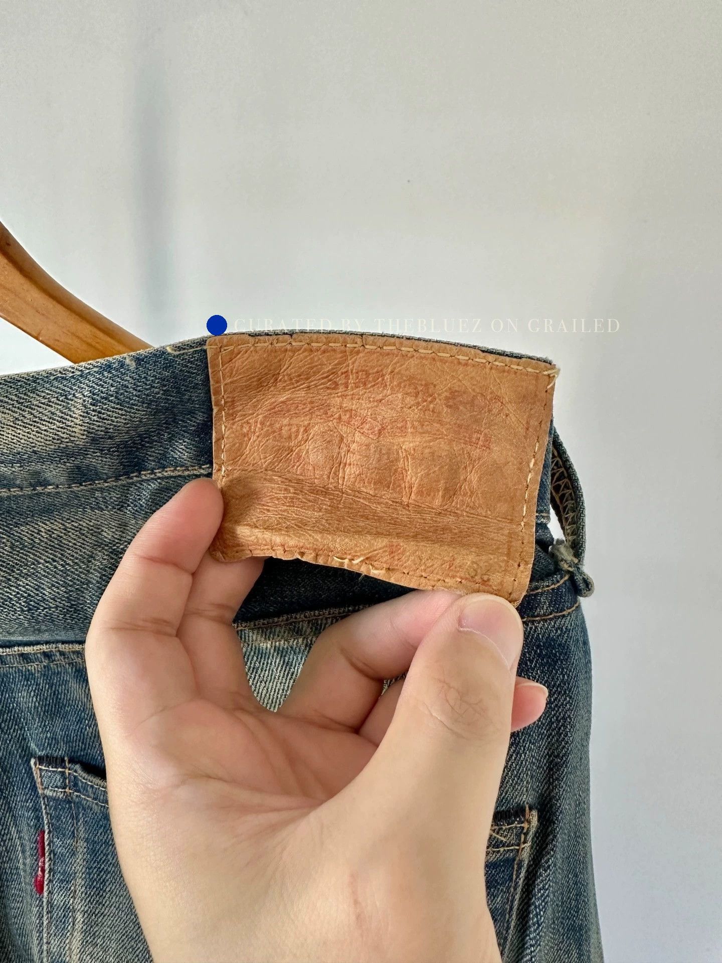 Levi's Vintage Super Heavy Wash Denim Jeans Size US 36 / EU 52 - 7 Thumbnail