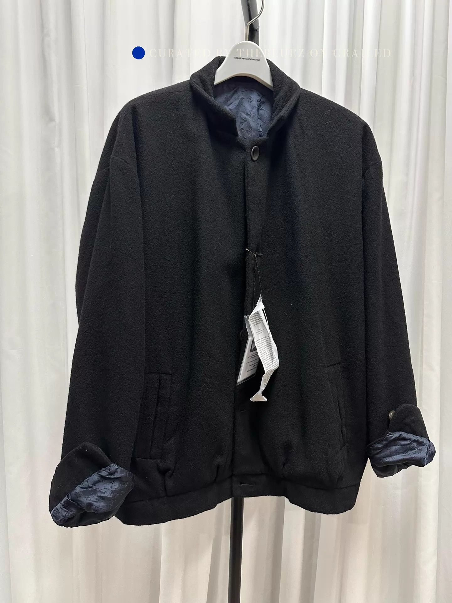 Geoffrey B. Small Hand-Dyed Cashmere Jacket in Black Size US S / EU 44-46 / 1 - 7 Thumbnail