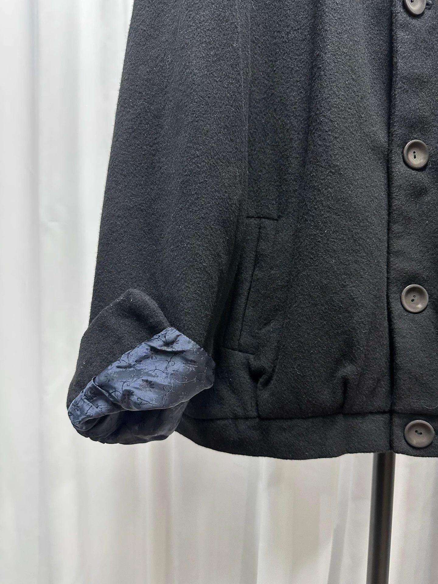 Geoffrey B. Small Hand-Dyed Cashmere Jacket in Black Size US S / EU 44-46 / 1 - 4 Thumbnail