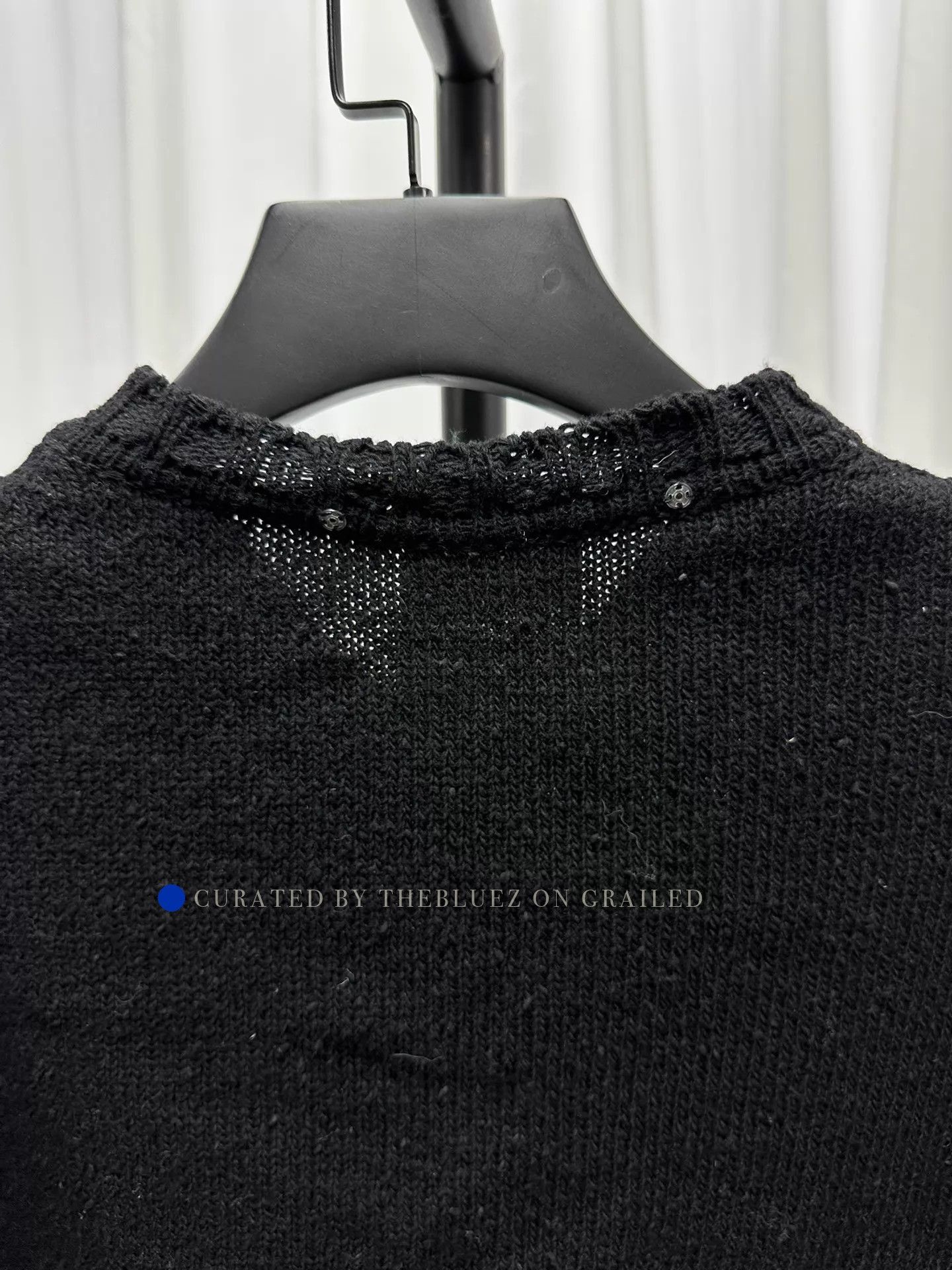 Carol Christian Poell Black Wool Knit Sweater Size US M / EU 48-50 / 2 - 6 Thumbnail