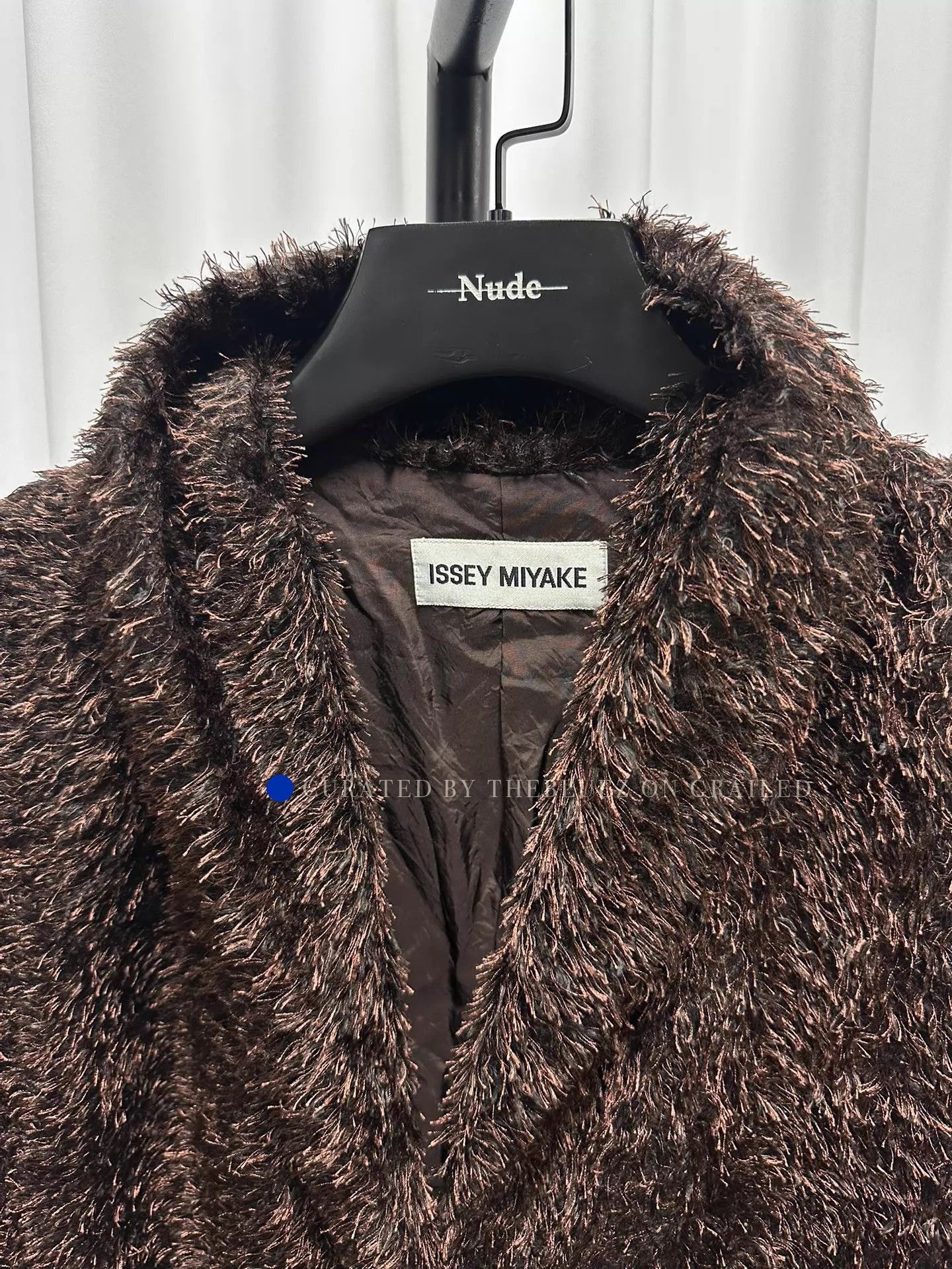 Issey Miyake Wool Blend Shawl Collar Coat in Brown Size US L / EU 52-54 / 3 - 5 Thumbnail