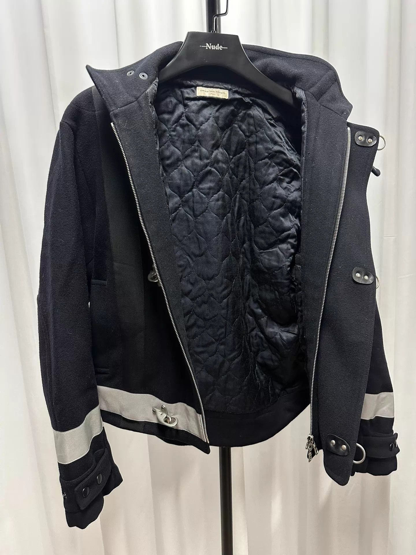 Dries Van Noten Wool Jacket with Unique Buckle Details Size US L / EU 52-54 / 3 - 5 Thumbnail