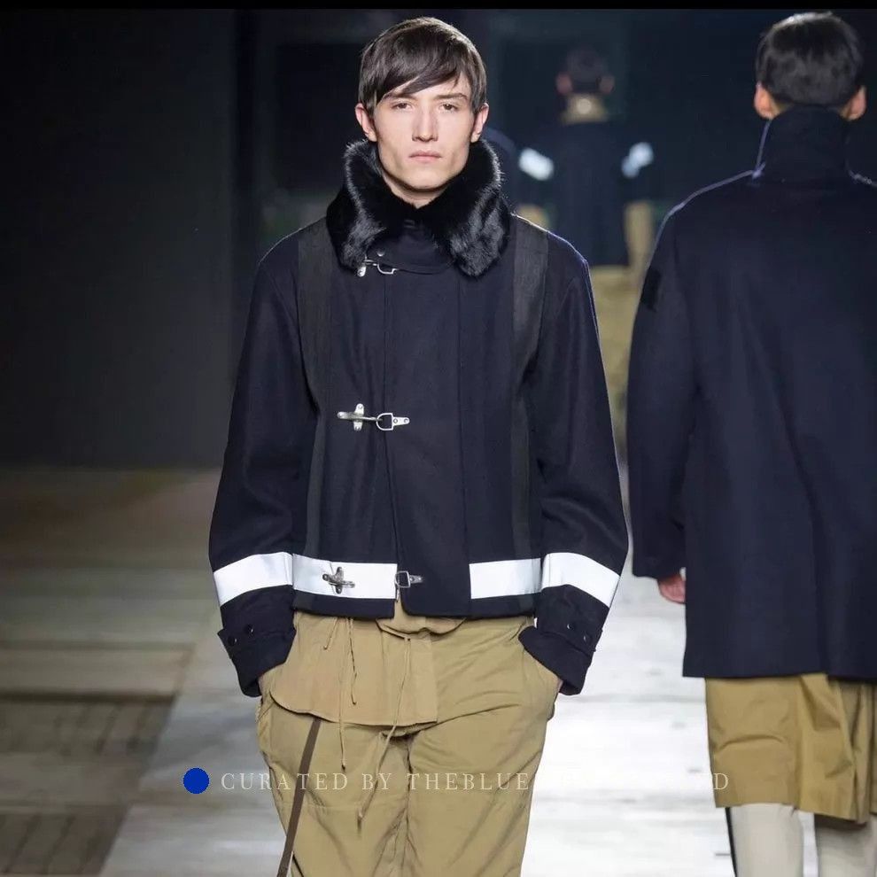 Dries Van Noten Wool Jacket with Unique Buckle Details Size US L / EU 52-54 / 3 - 8 Thumbnail
