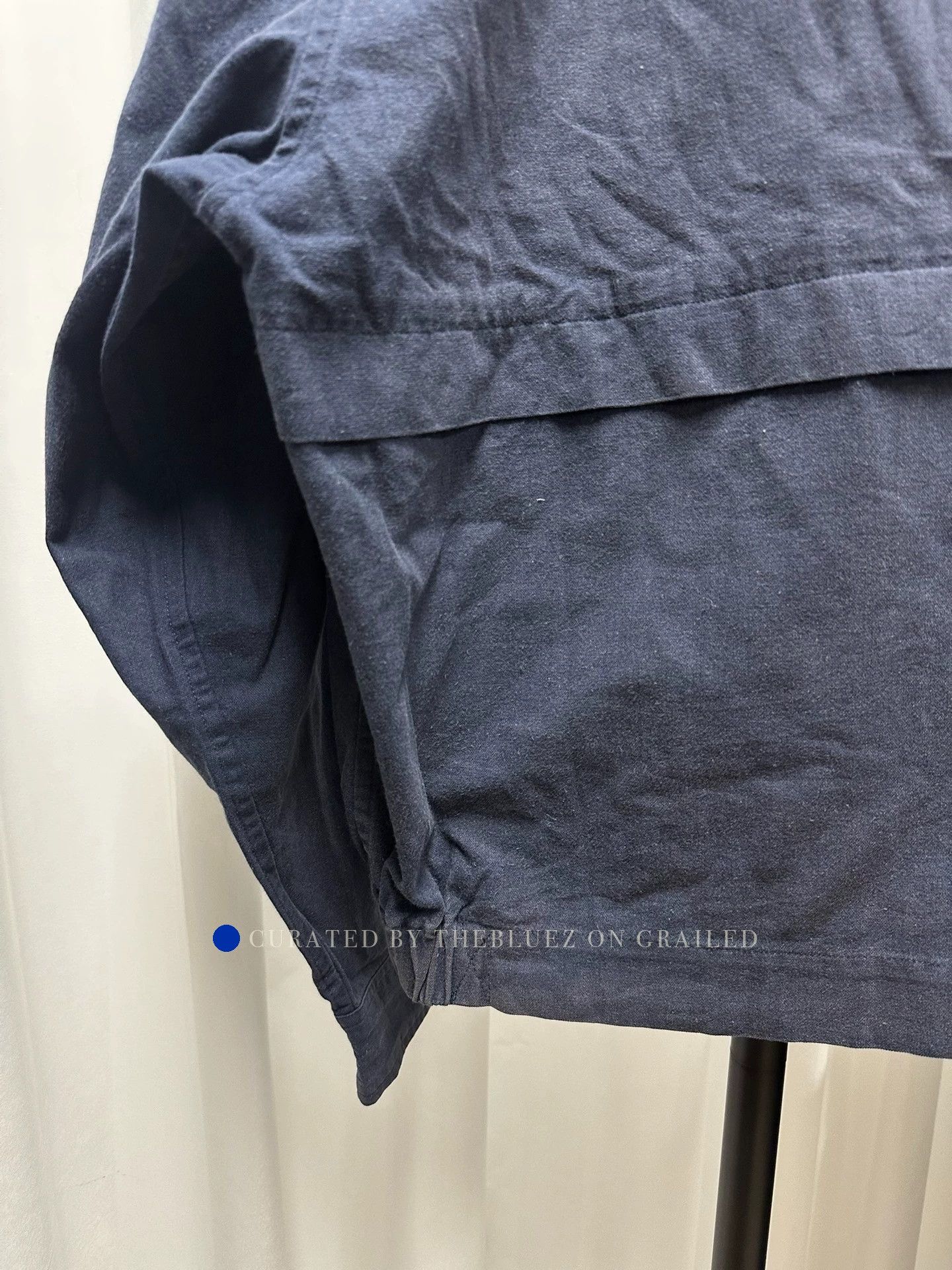 Yohji Yamamoto Washed Short Jacket in Blue Size US M / EU 48-50 / 2 - 8 Thumbnail
