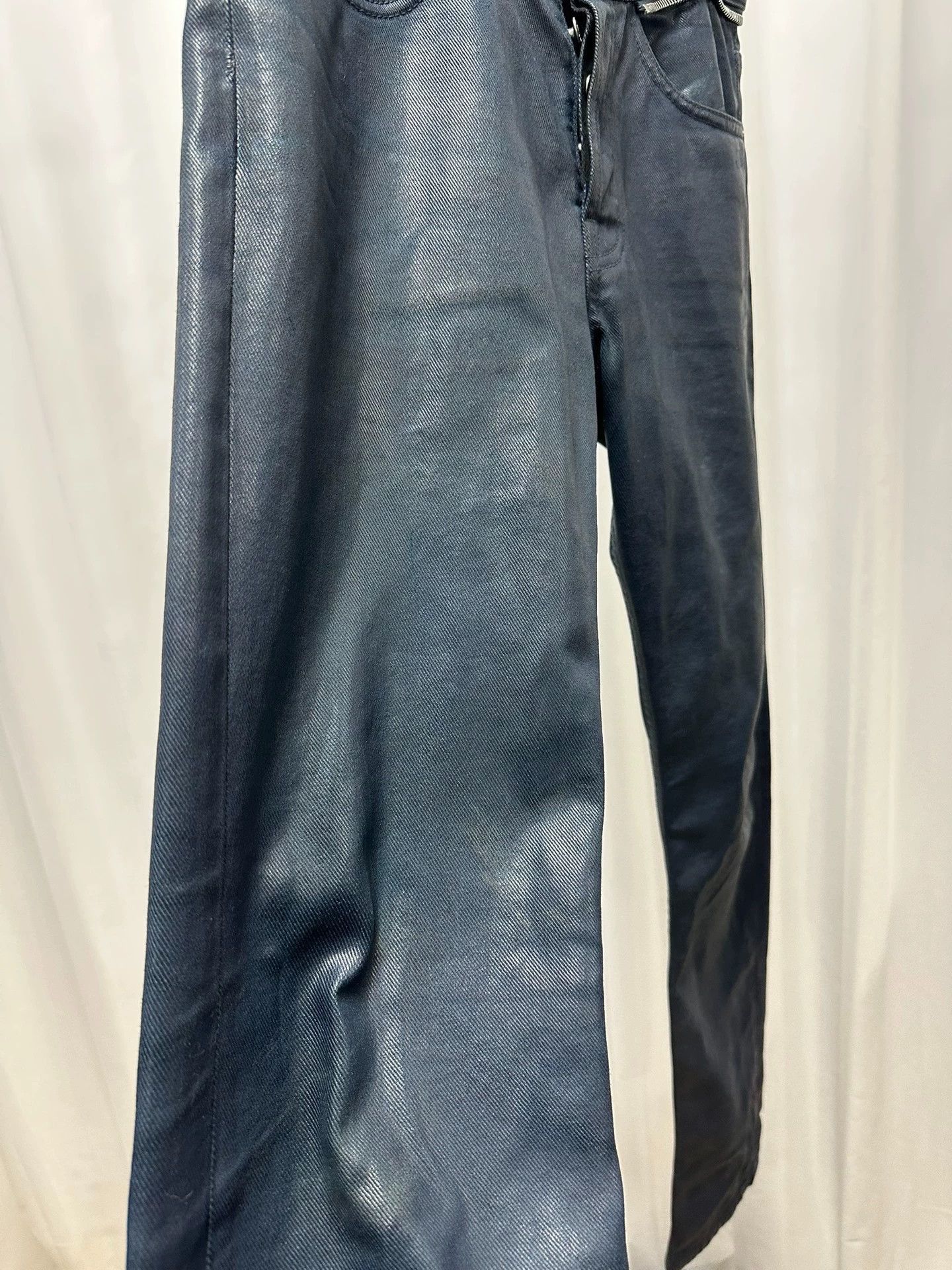 Dries Van Noten Blue Glued Denim Jeans - Size 30 Size US 30 / EU 46 - 8 Thumbnail