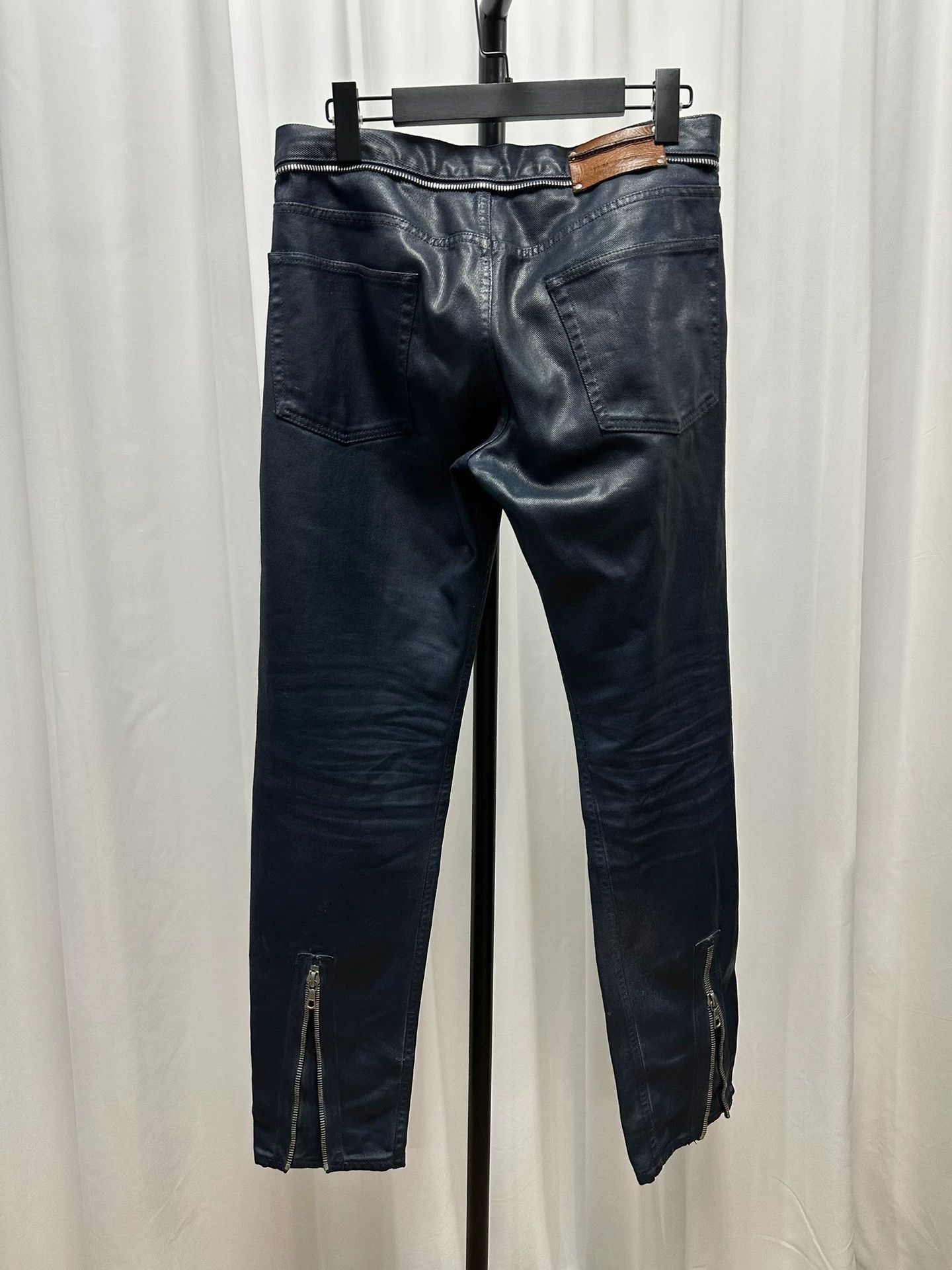 Dries Van Noten Blue Glued Denim Jeans - Size 30 Size US 30 / EU 46 - 4 Thumbnail