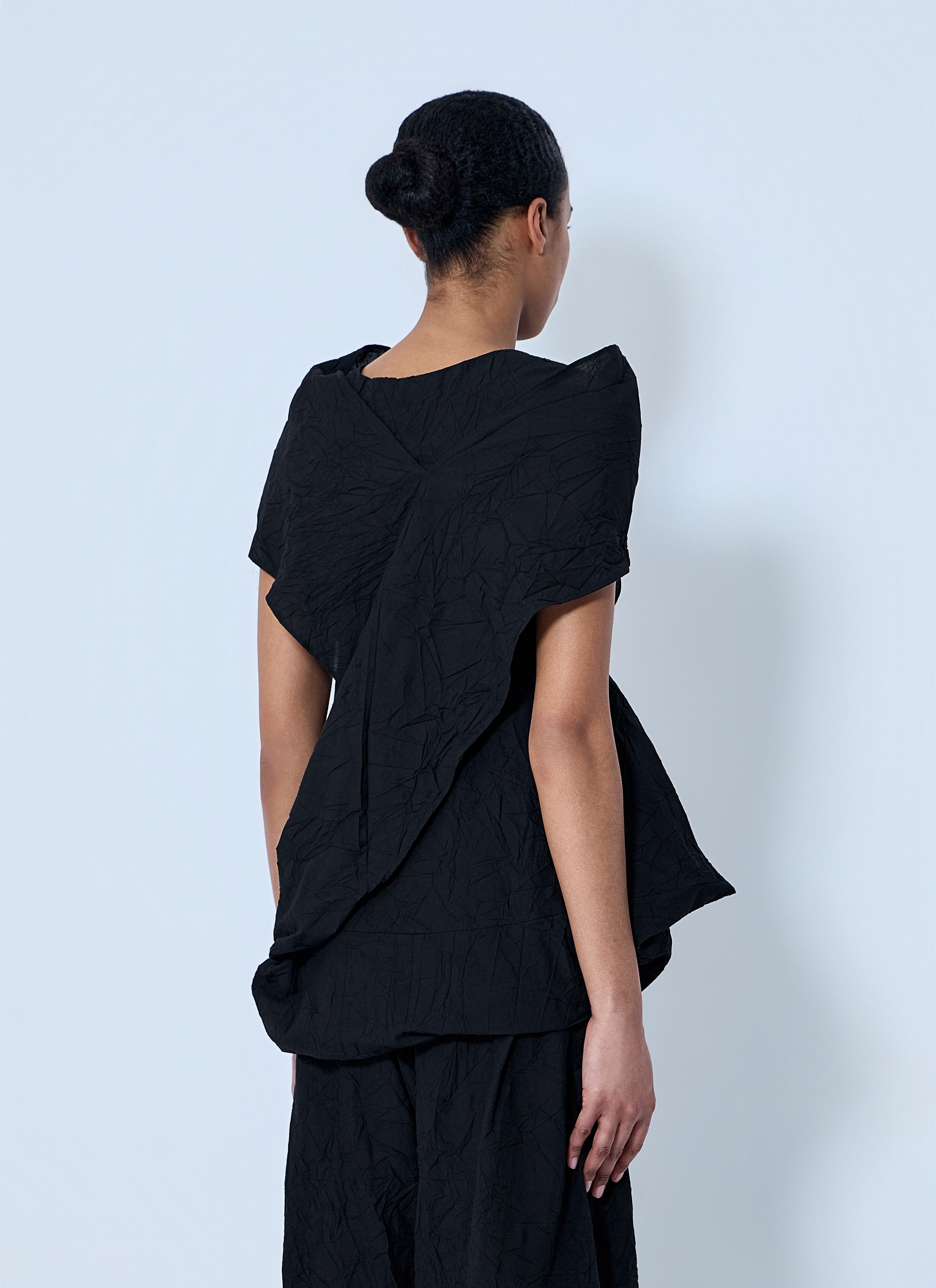 Limi Feu Wrinkled Typewriter Scarf Detail Vest Size S / US 4 / IT 40 - 4 Thumbnail