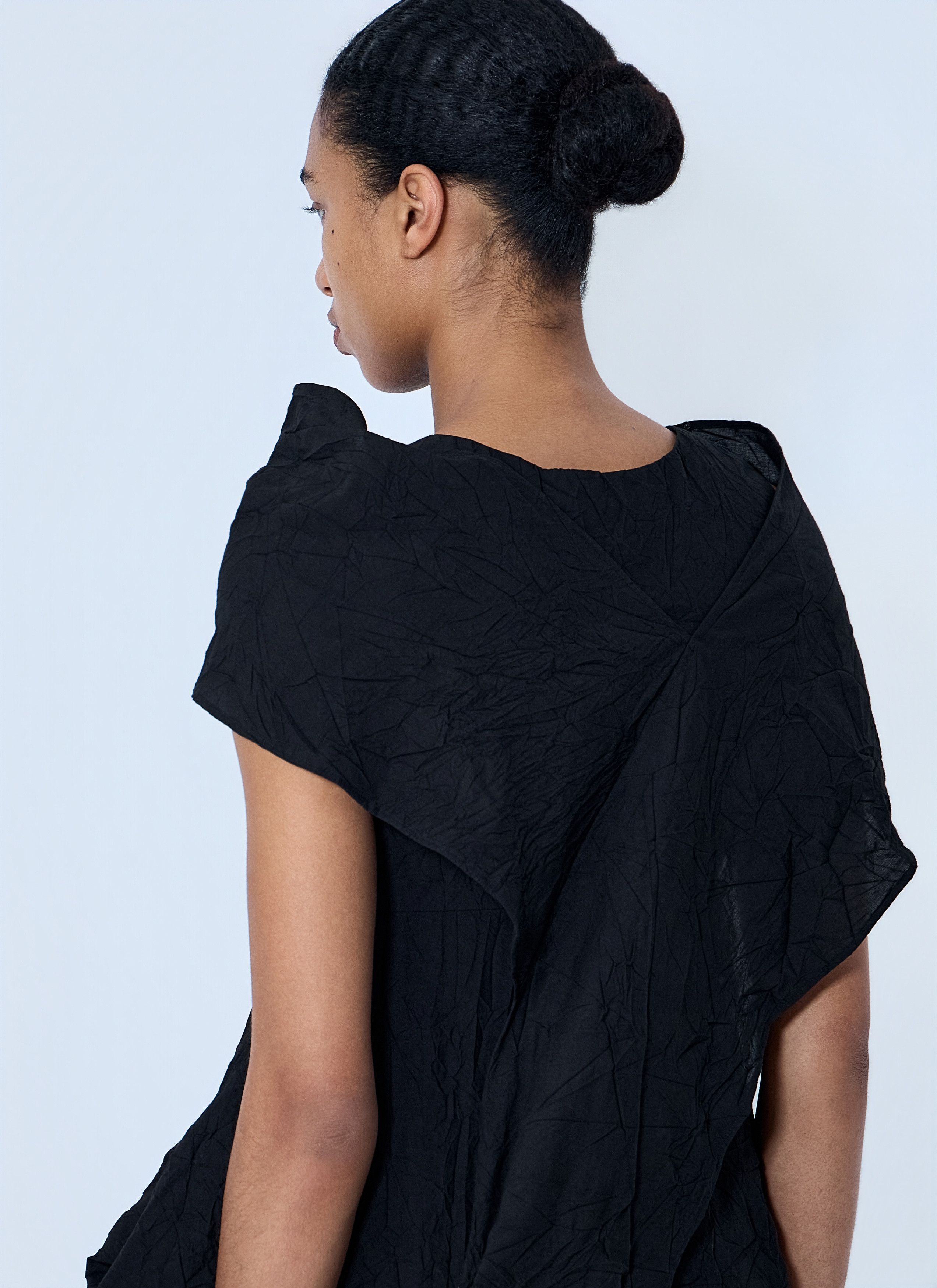 Limi Feu Wrinkled Typewriter Scarf Detail Vest Size S / US 4 / IT 40 - 6 Thumbnail