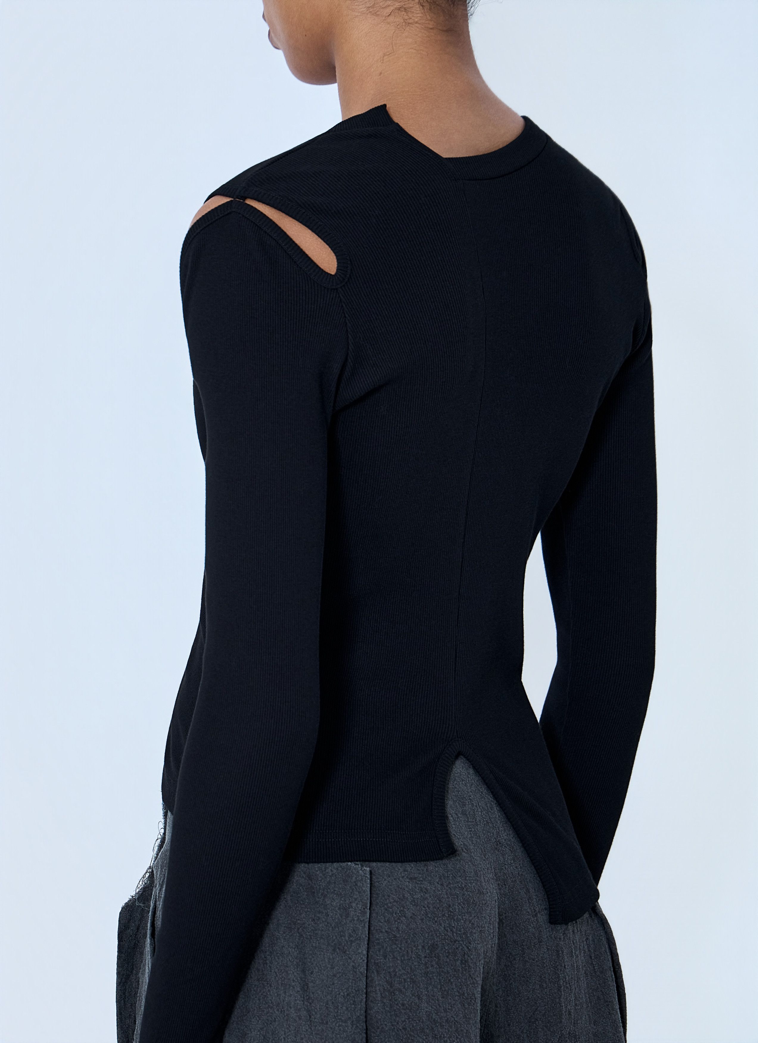 Limi Feu Asymmetric Long Sleeve Tee Size M / US 6-8 / IT 42-44 - 6 Thumbnail