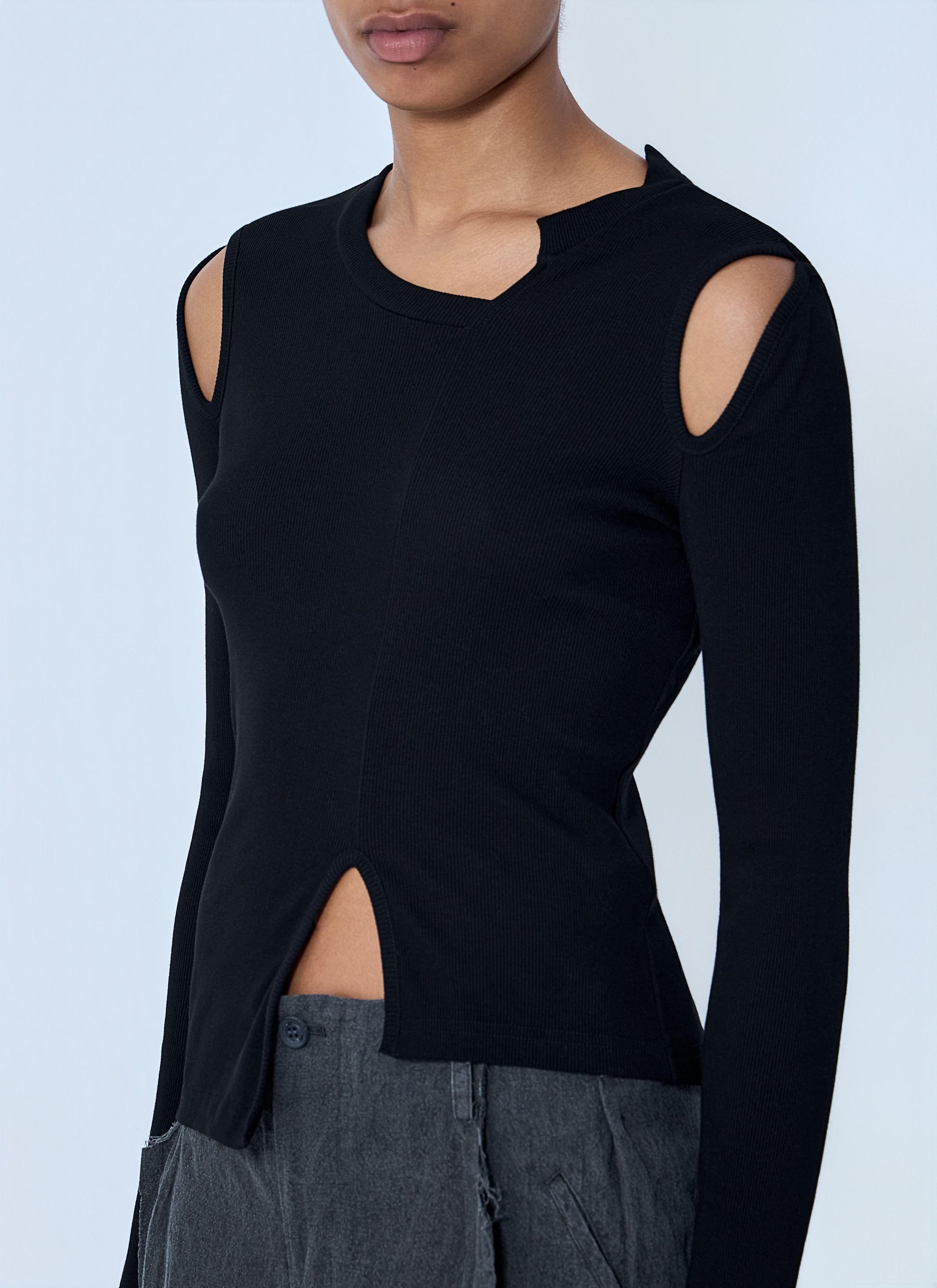 Limi Feu Asymmetric Long Sleeve Tee Size M / US 6-8 / IT 42-44 - 5 Thumbnail