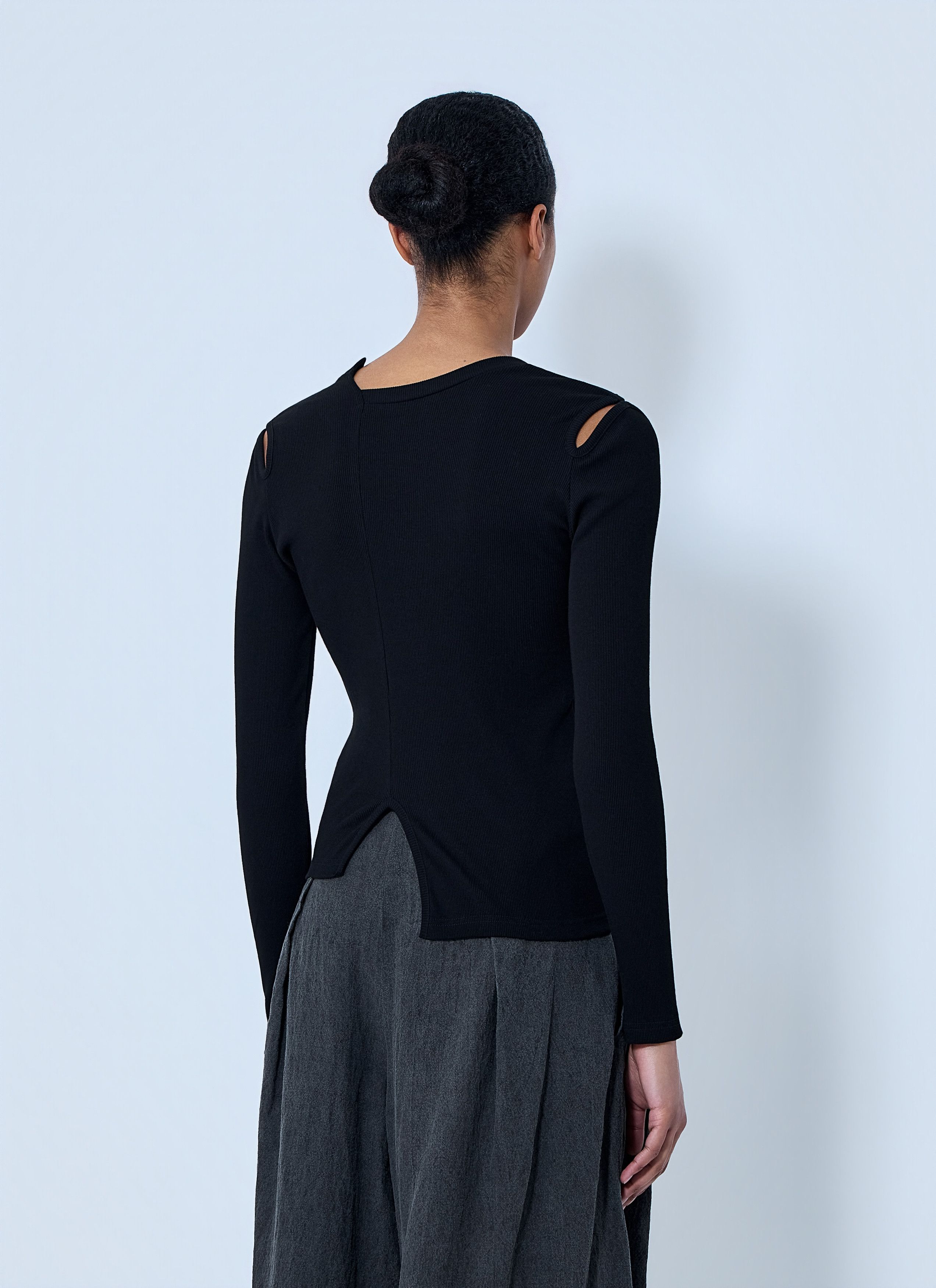 Limi Feu Asymmetric Long Sleeve Tee Size M / US 6-8 / IT 42-44 - 4 Thumbnail