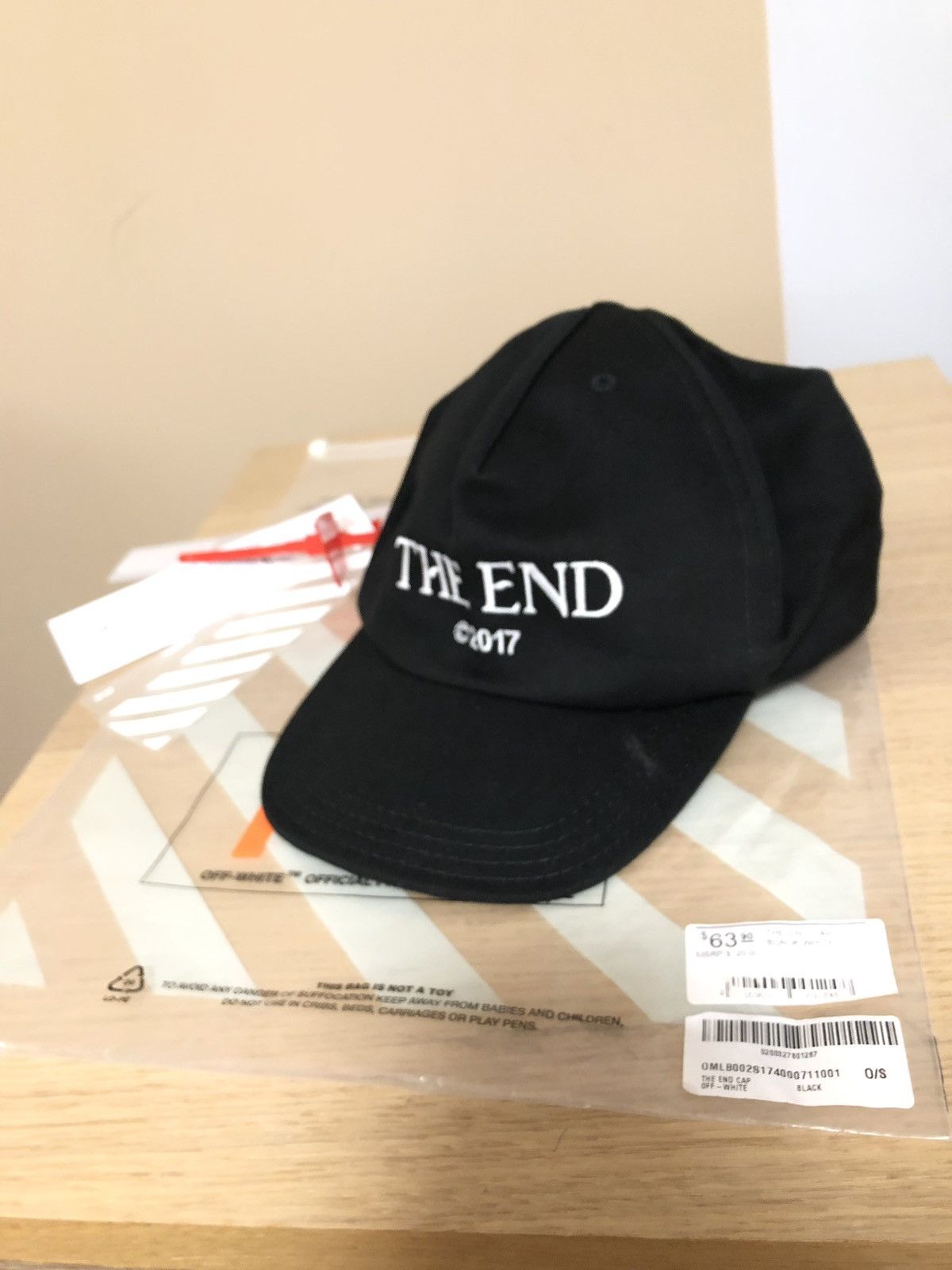 Off-White Off-White “THE END” Cap Hat New with Tags Rare | Grailed