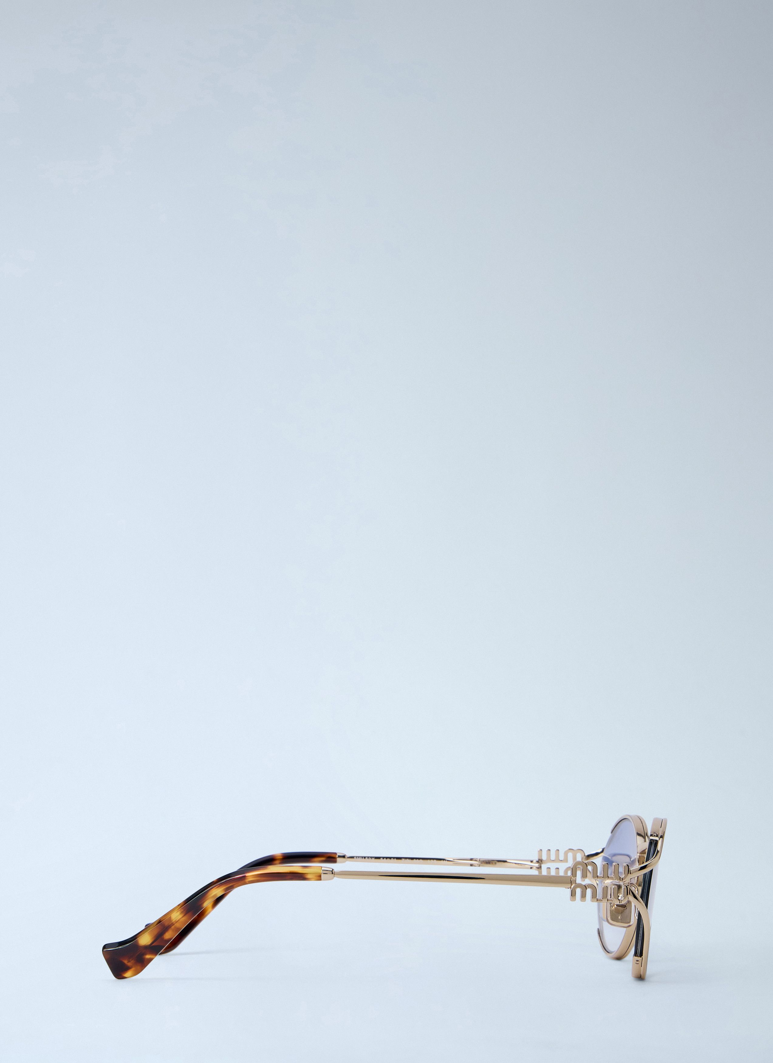 Miu Miu MU 52YS Oval Sunglasses Size ONE SIZE - 3 Thumbnail