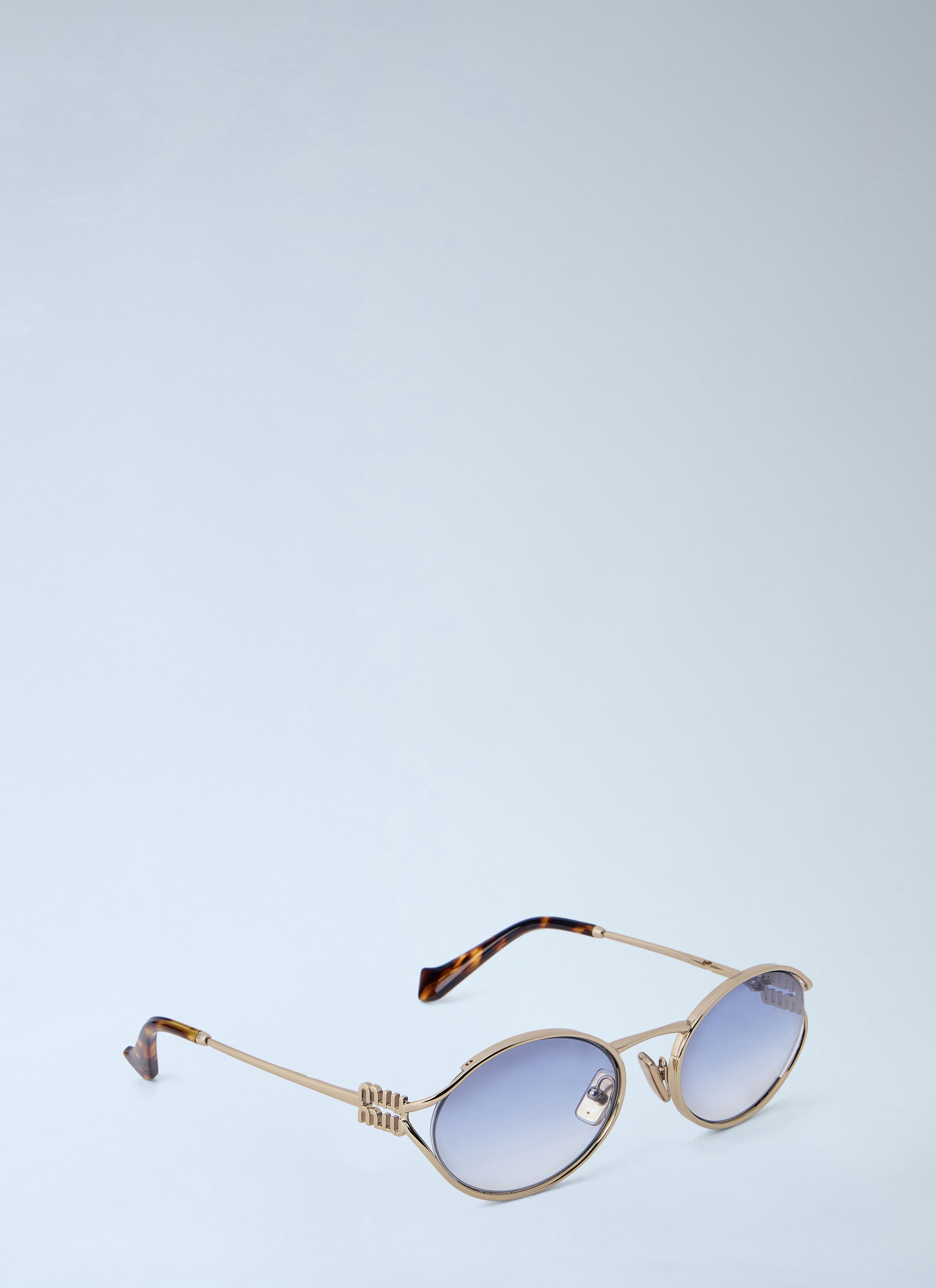 Miu Miu MU 52YS Oval Sunglasses Size ONE SIZE - 2 Thumbnail