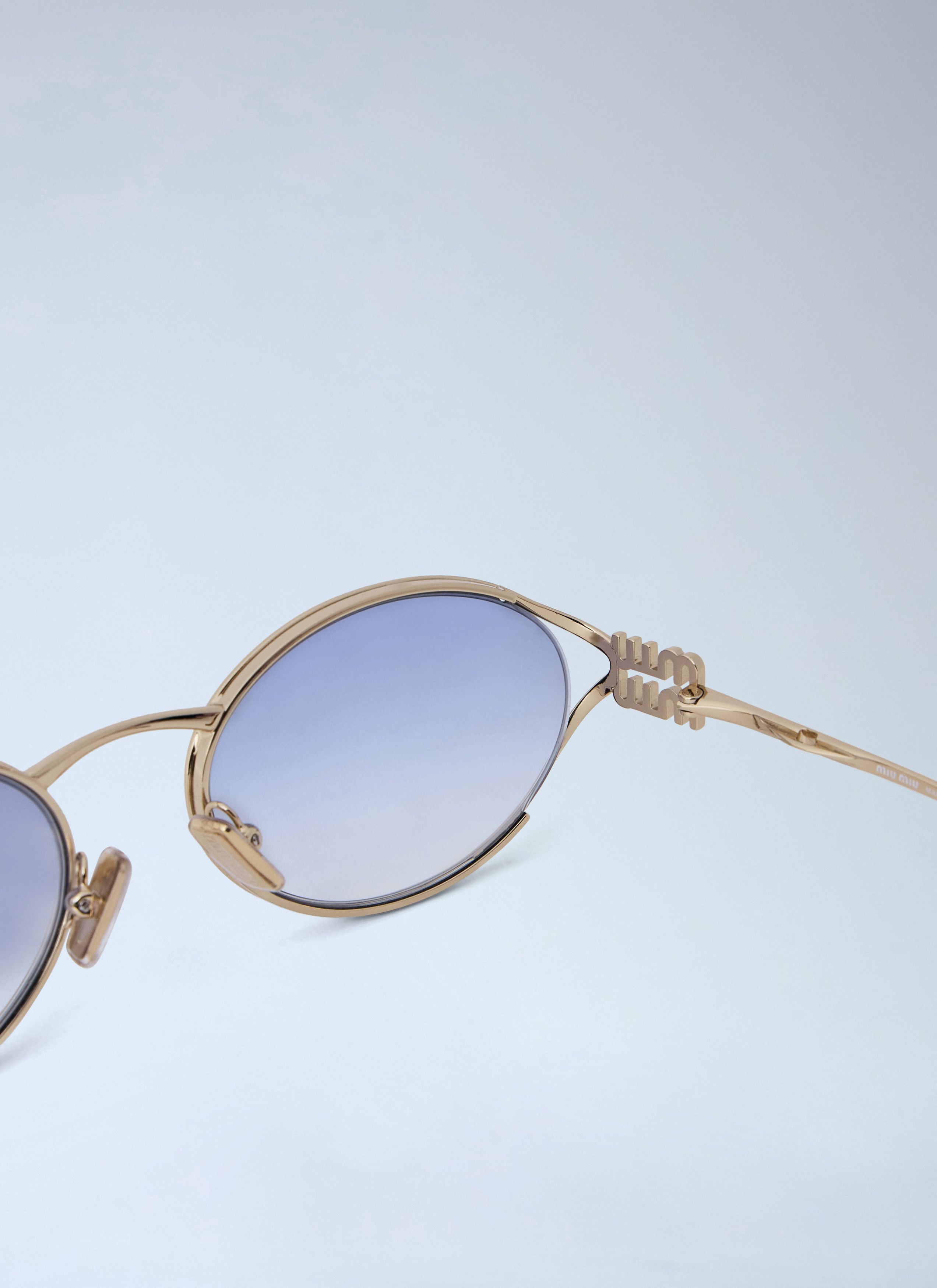 Miu Miu MU 52YS Oval Sunglasses Size ONE SIZE - 5 Thumbnail