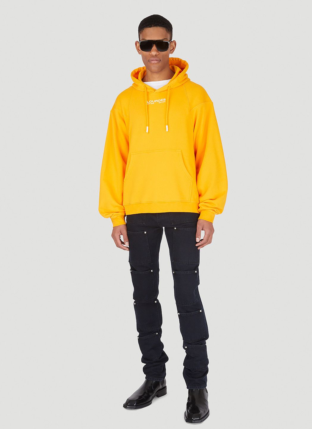 Lourdes Logo Hooded Sweatshirt Size S / US 4 / IT 40 - 2 Thumbnail