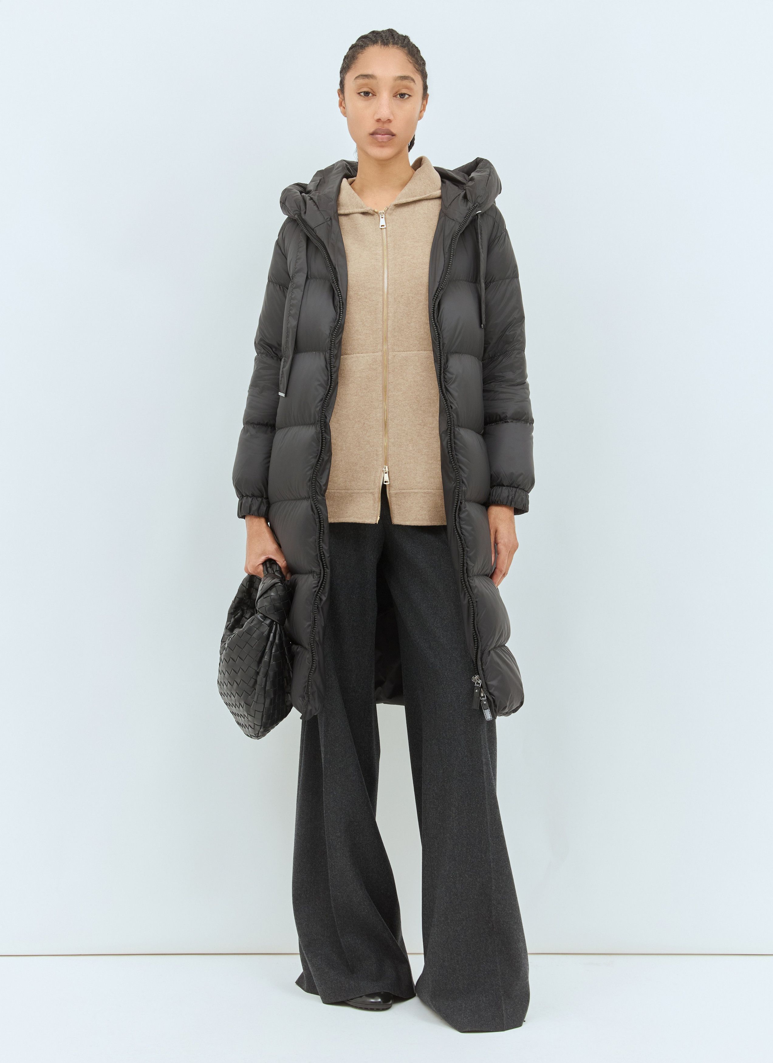 Max Mara Long Water-Repellent Down Coat Size M / US 6-8 / IT 42-44 - 3 Thumbnail